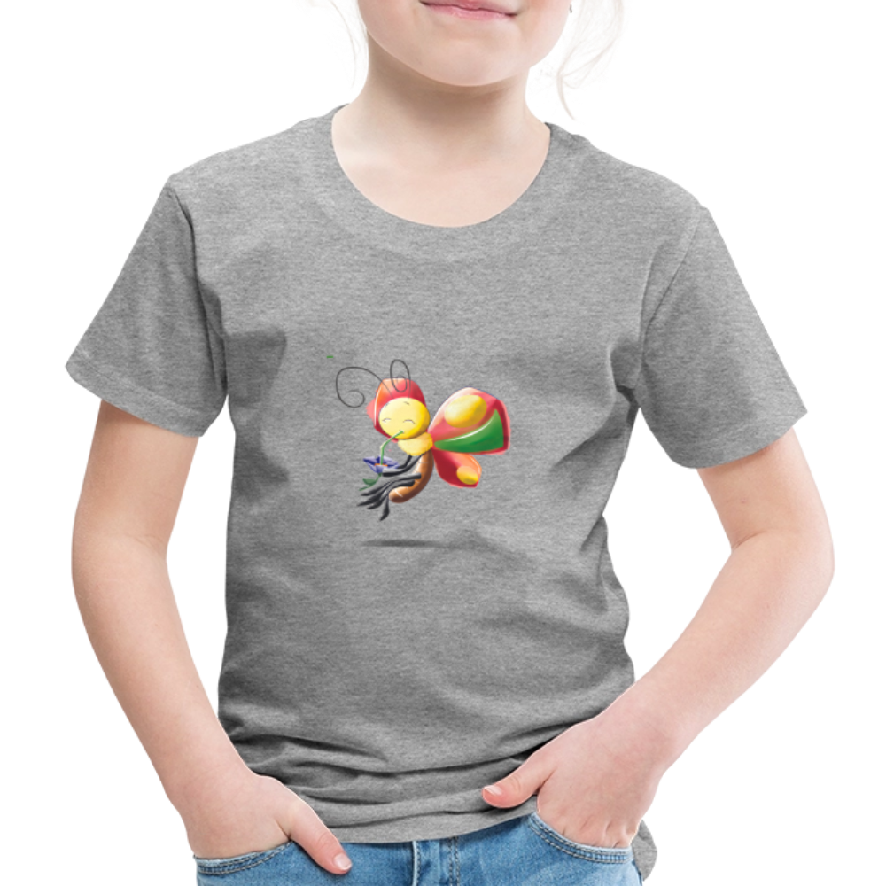 Magical Meadows - Wise Butterfly - Kids' Premium T-Shirt - heather grey