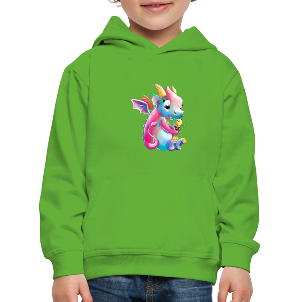 Magical Meadows - Over There - Kids' Premium Hoodie - light green