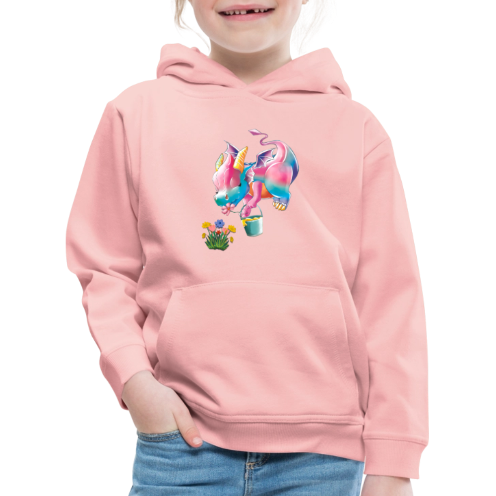 Magical Meadows - Kaida Pollinating - Kids' Premium Hoodie - crystal pink