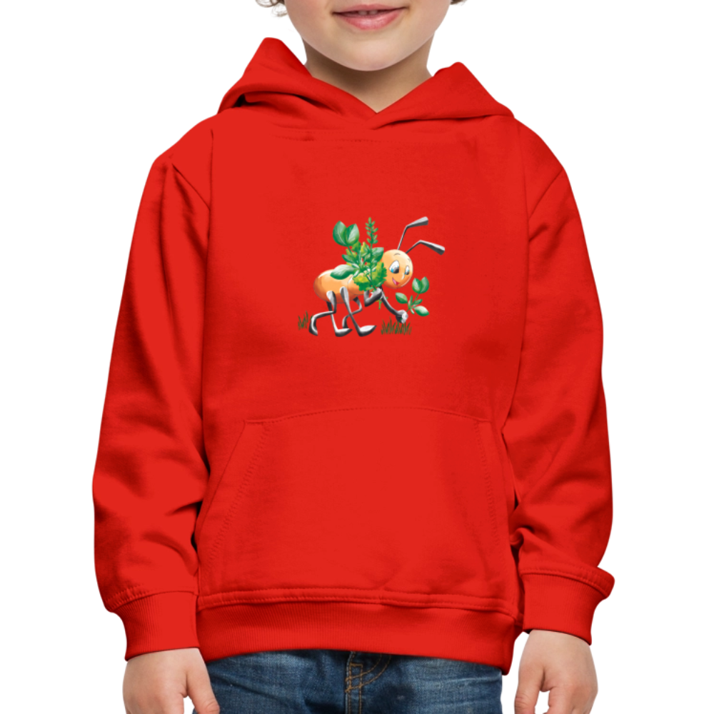 Magical Meadows - Hardworking Ant - Kids' Premium Hoodie - red