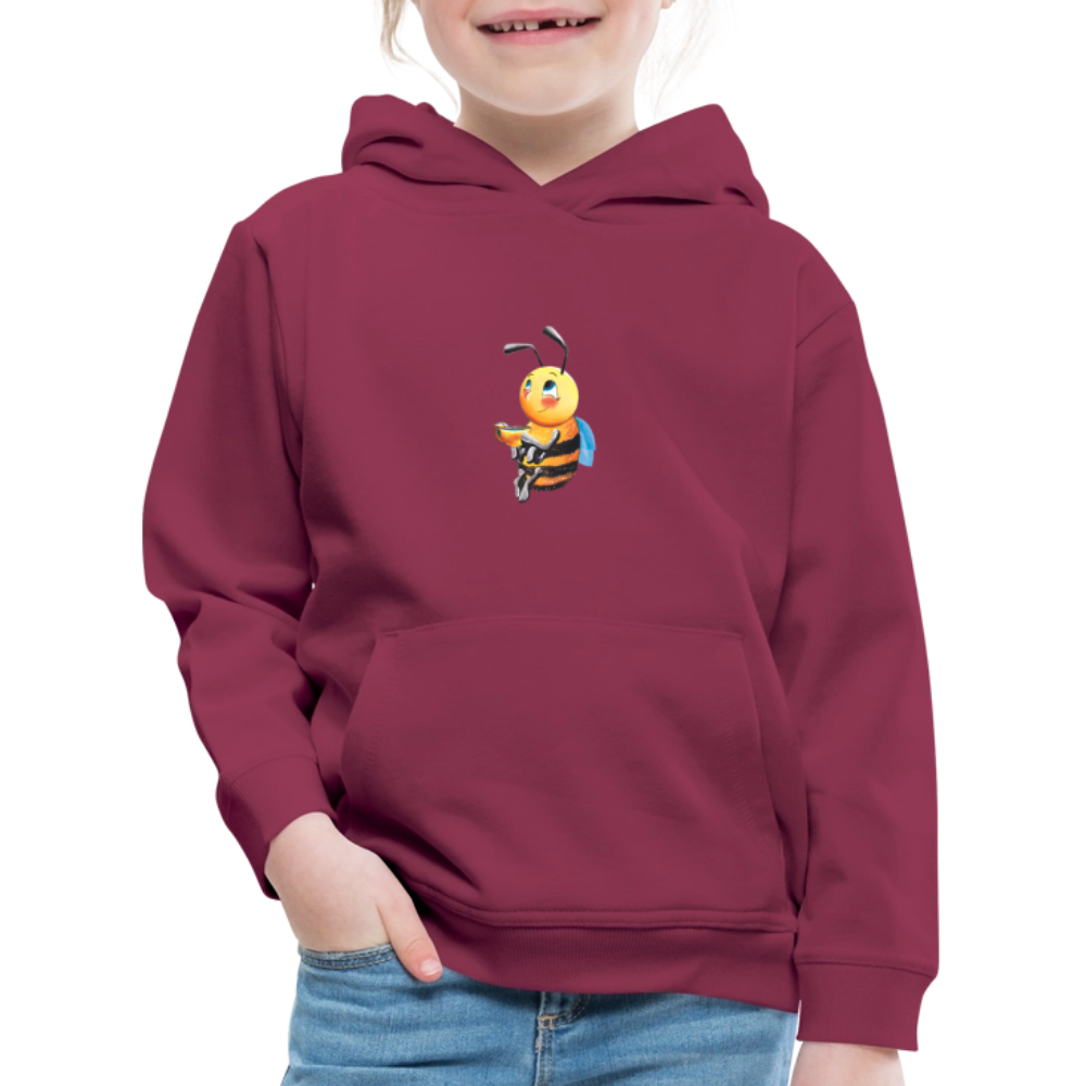 Magical Meadows - Happy Bella - Kids' Premium Hoodie - bordeaux
