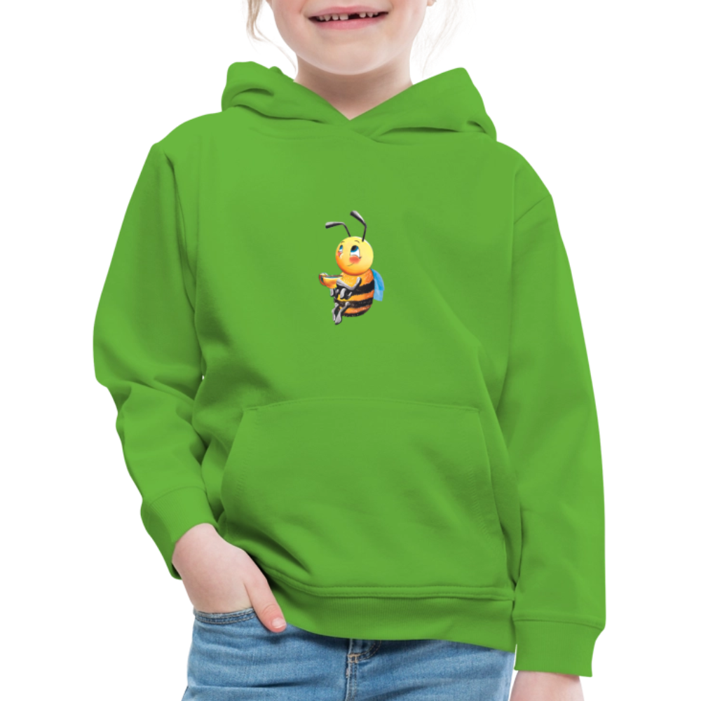 Magical Meadows - Happy Bella - Kids' Premium Hoodie - light green