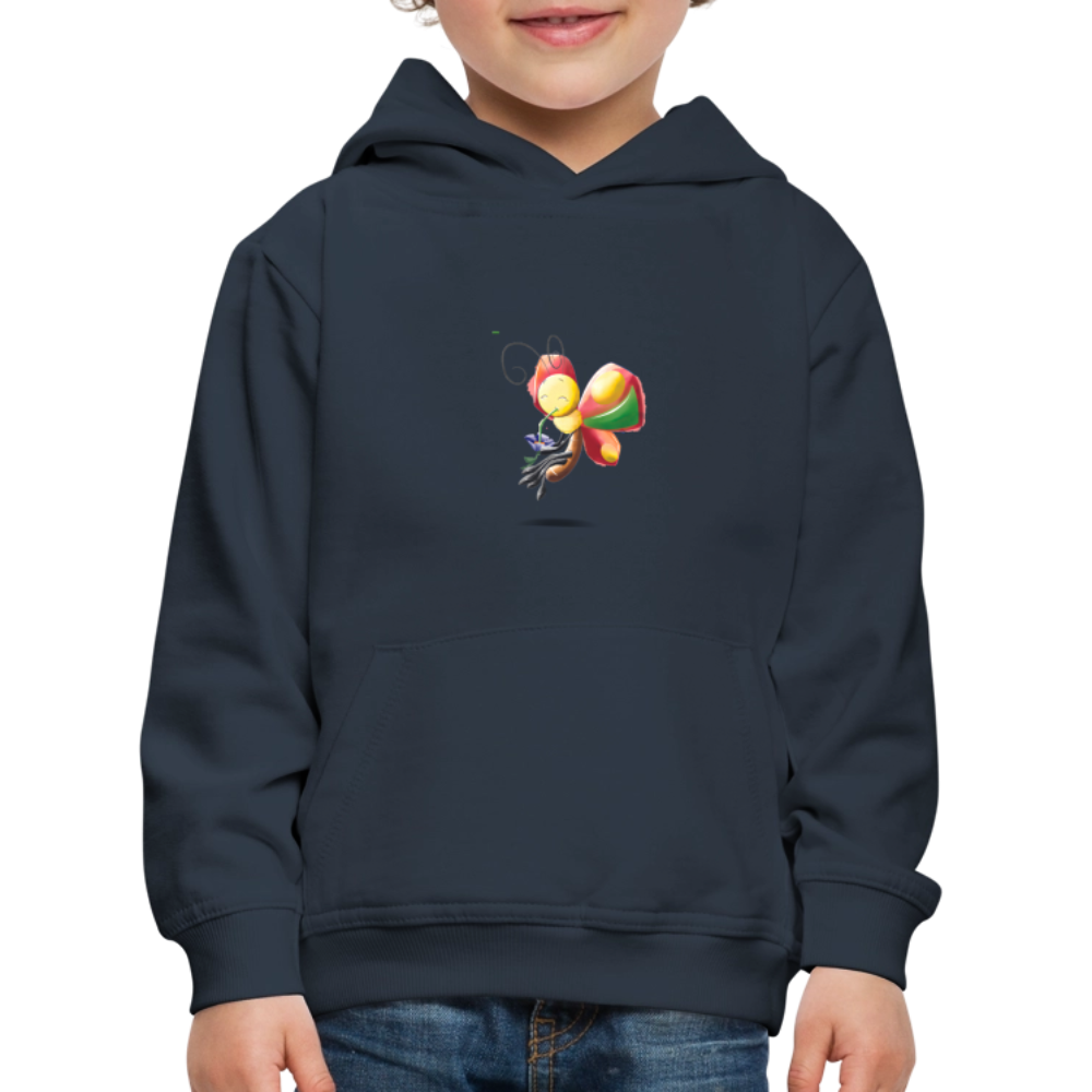 Magical Meadows - Wise Butterfly - Kids' Premium Hoodie - navy