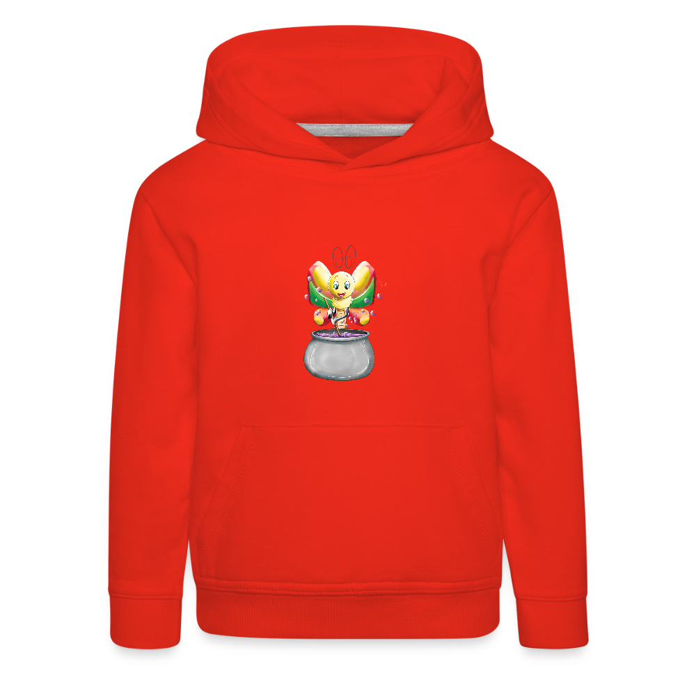 Magical Meadows - Magic Butterfly - Kids' Premium Hoodie - red