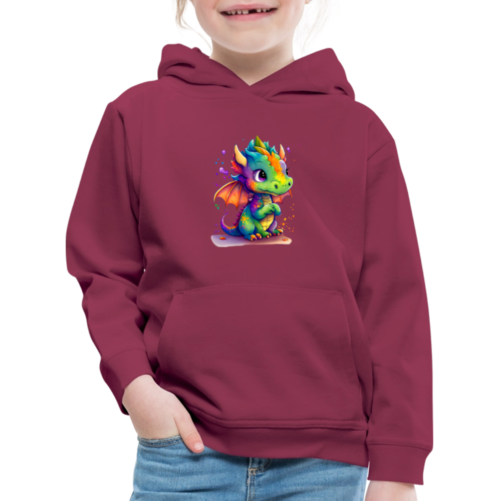 Kaida Brightscale (D2) Kids' Premium Hoodie - bordeaux
