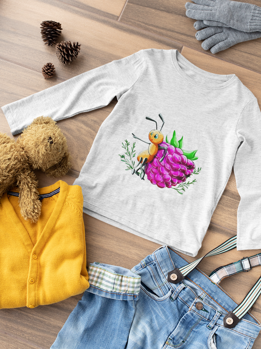 Magical Meadows - Ant & Berry - Premium Long Sleeved Shirt Kids