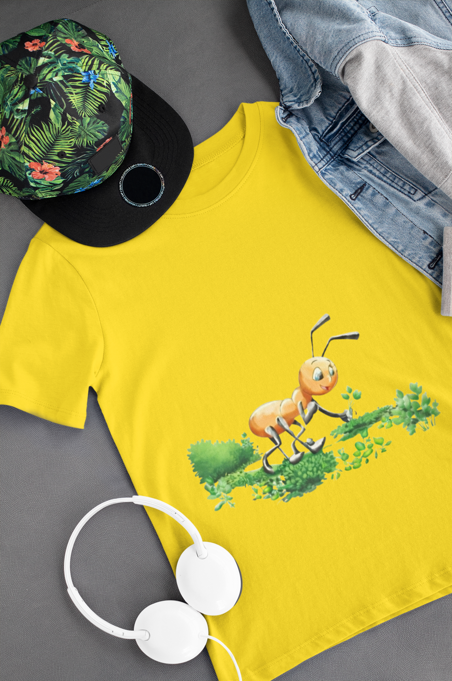 Magical Meadows - Ant Picking Grass - Premium T-Shirt Kids