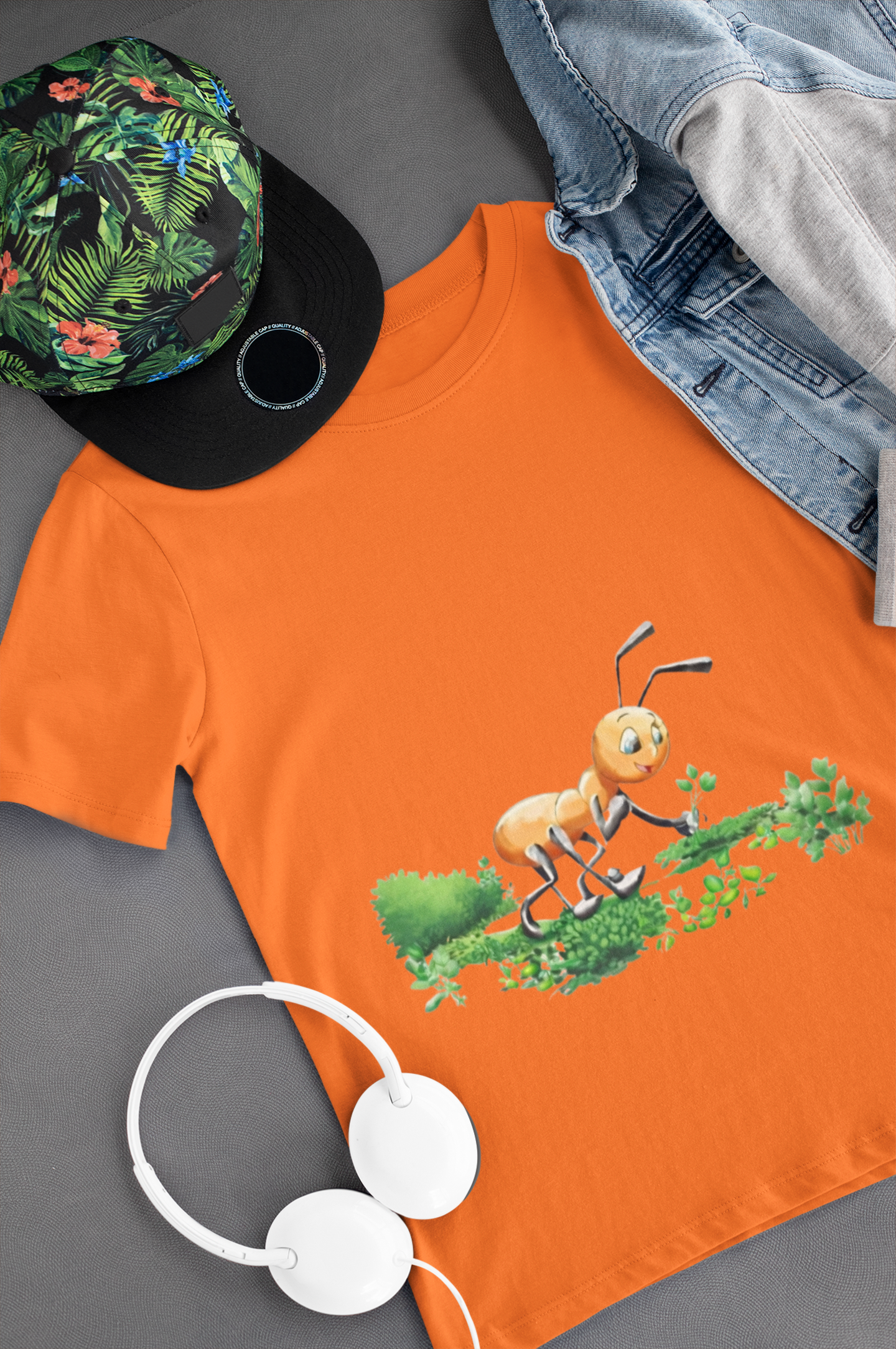 Magical Meadows - Ant Picking Grass - Premium T-Shirt Kids