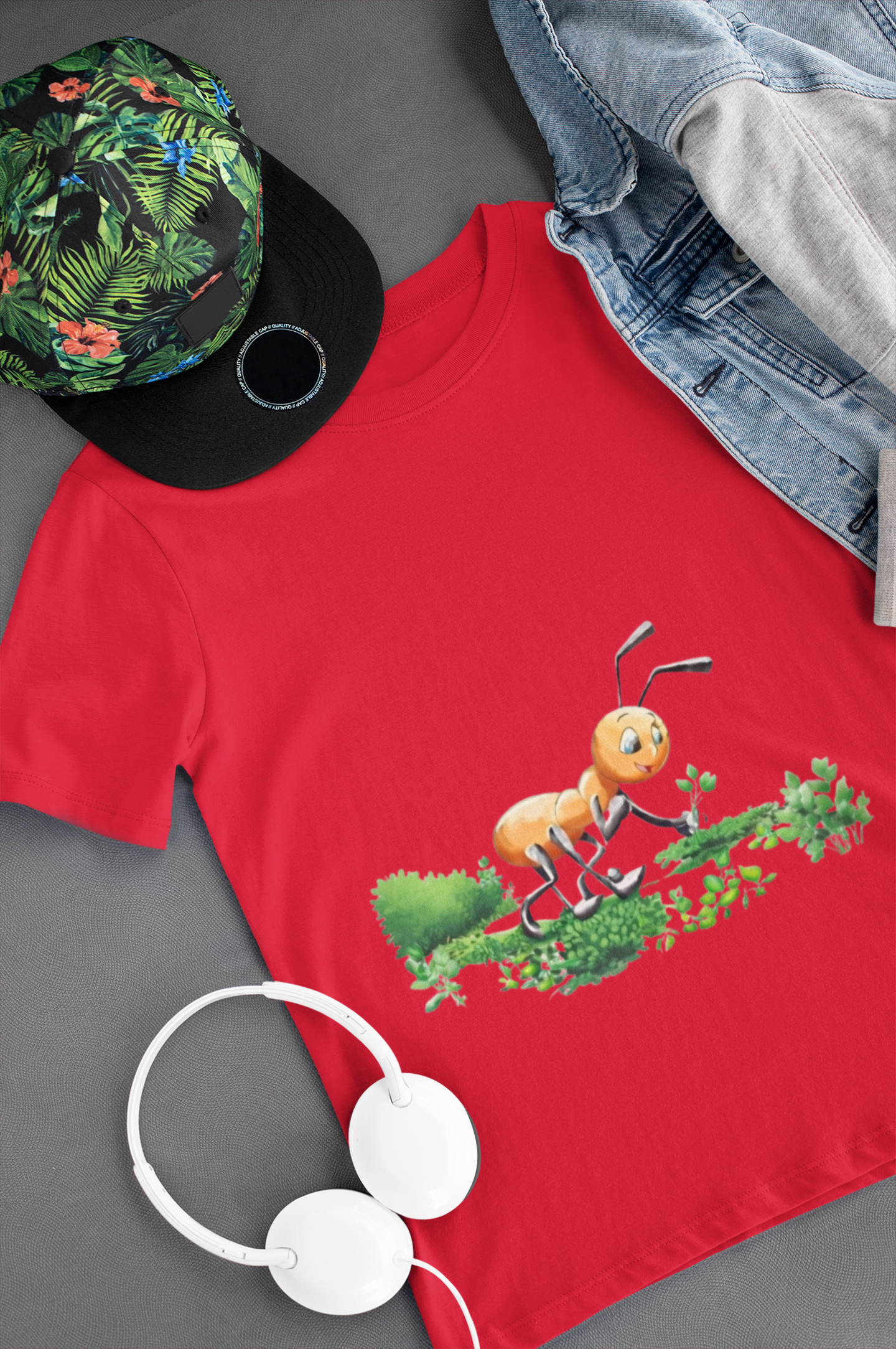 Magical Meadows - Ant Picking Grass - Premium T-Shirt Kids