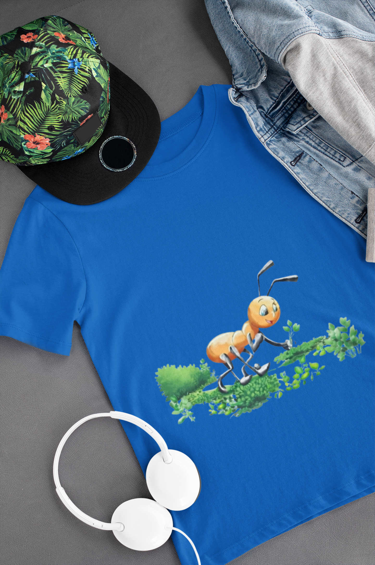 Magical Meadows - Ant Picking Grass - Premium T-Shirt Kids