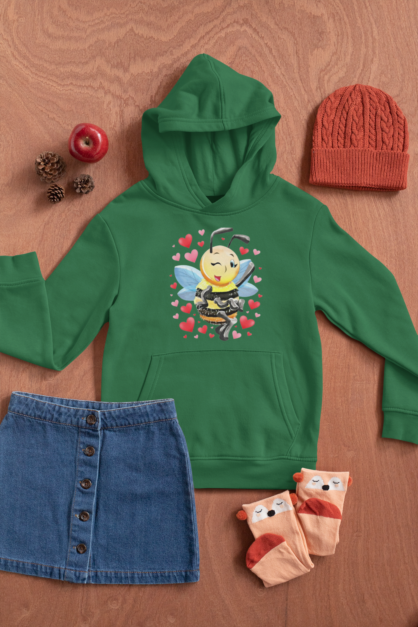 Magical Meadows - Bella & Hearts - Premium Hoodie Kids