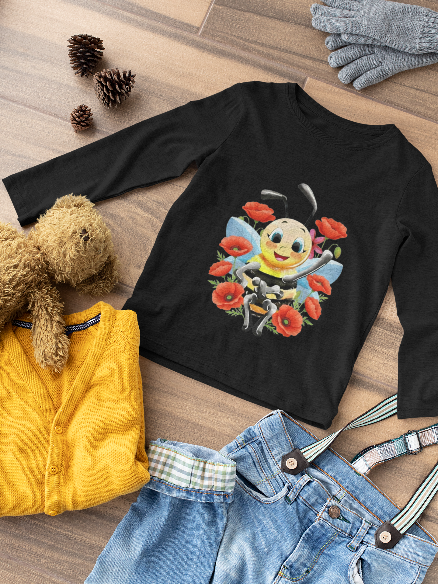 Magical Meadows - Bella & Poppies - Premium Long Sleeved Shirt Kids