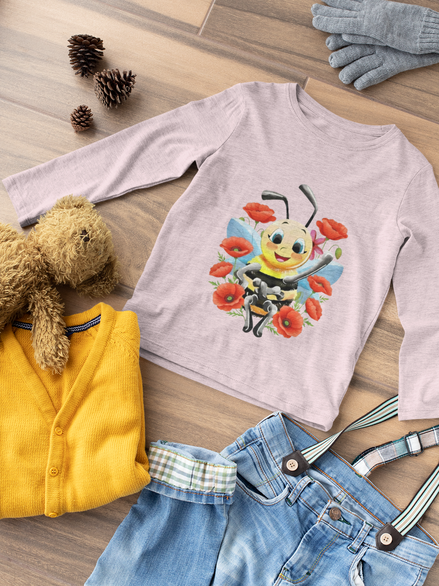 Magical Meadows - Bella & Poppies - Premium Long Sleeved Shirt Kids