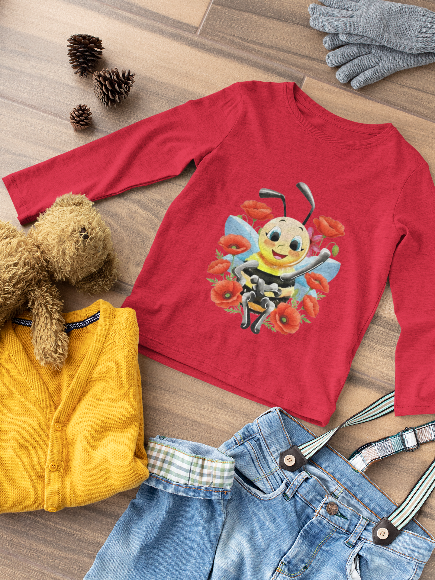 Magical Meadows - Bella & Poppies - Premium Long Sleeved Shirt Kids