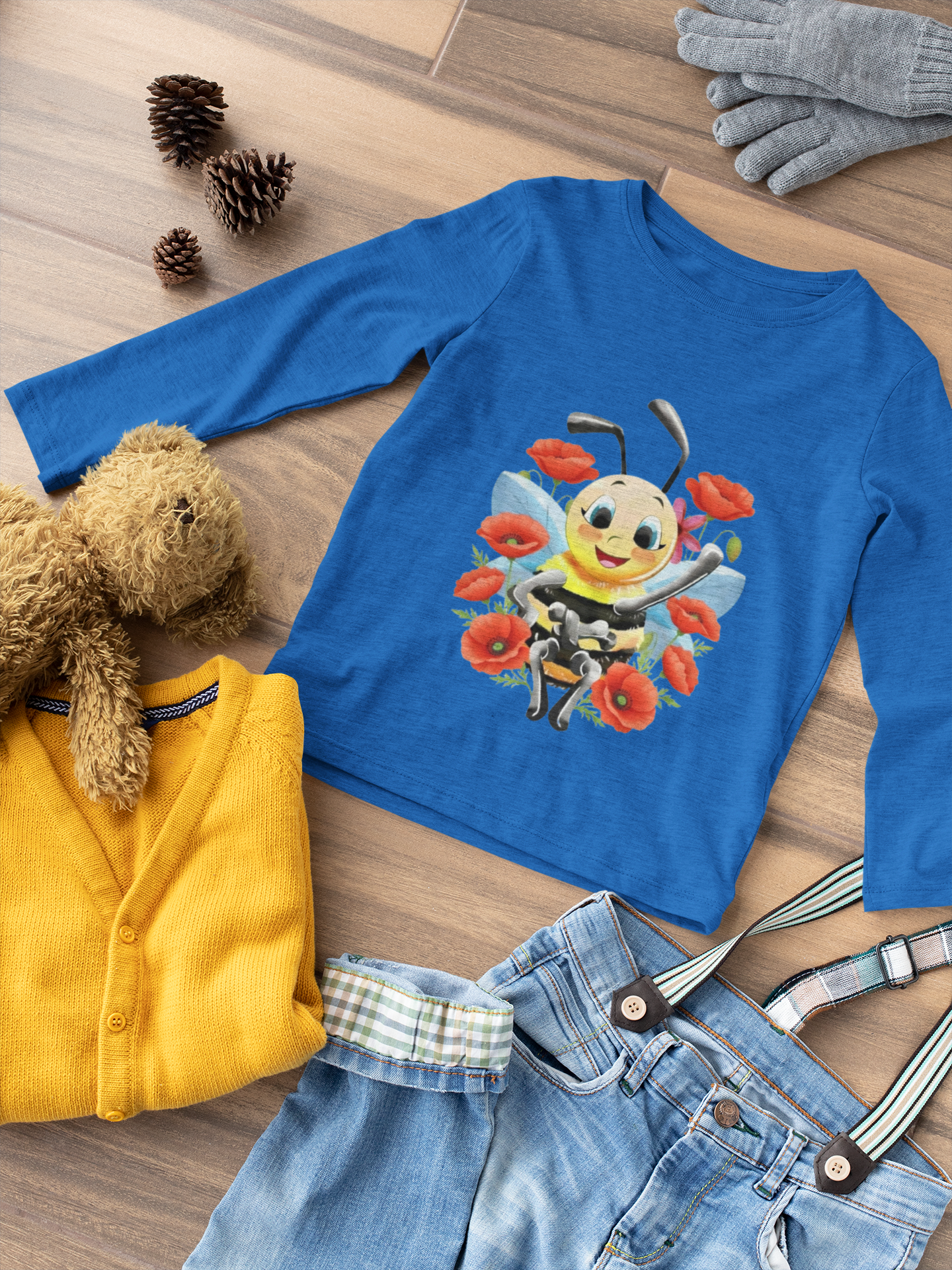Magical Meadows - Bella & Poppies - Premium Long Sleeved Shirt Kids
