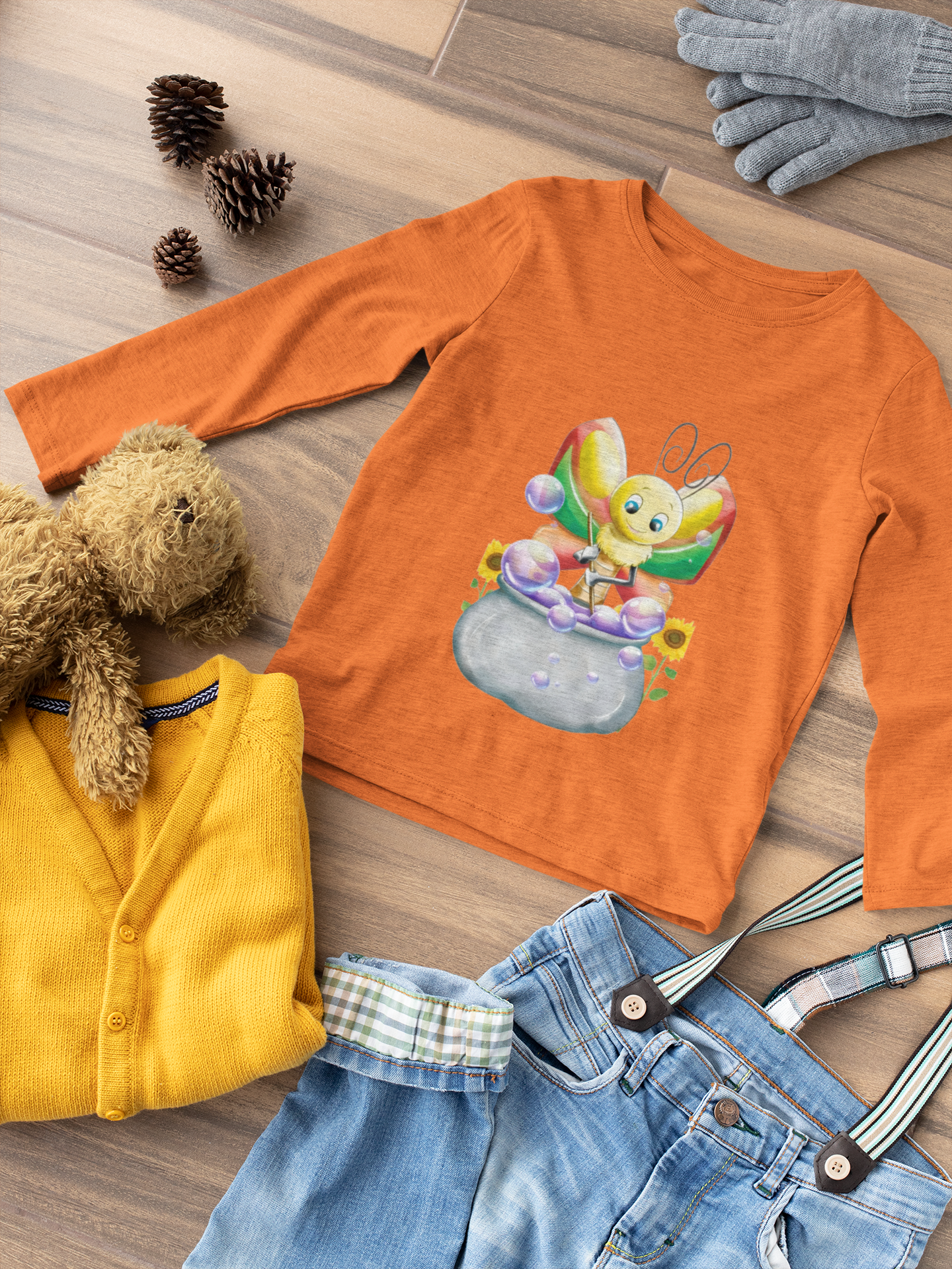 Magical Meadows - Betty & Bubbles - Premium Long Sleeved Shirt Kids