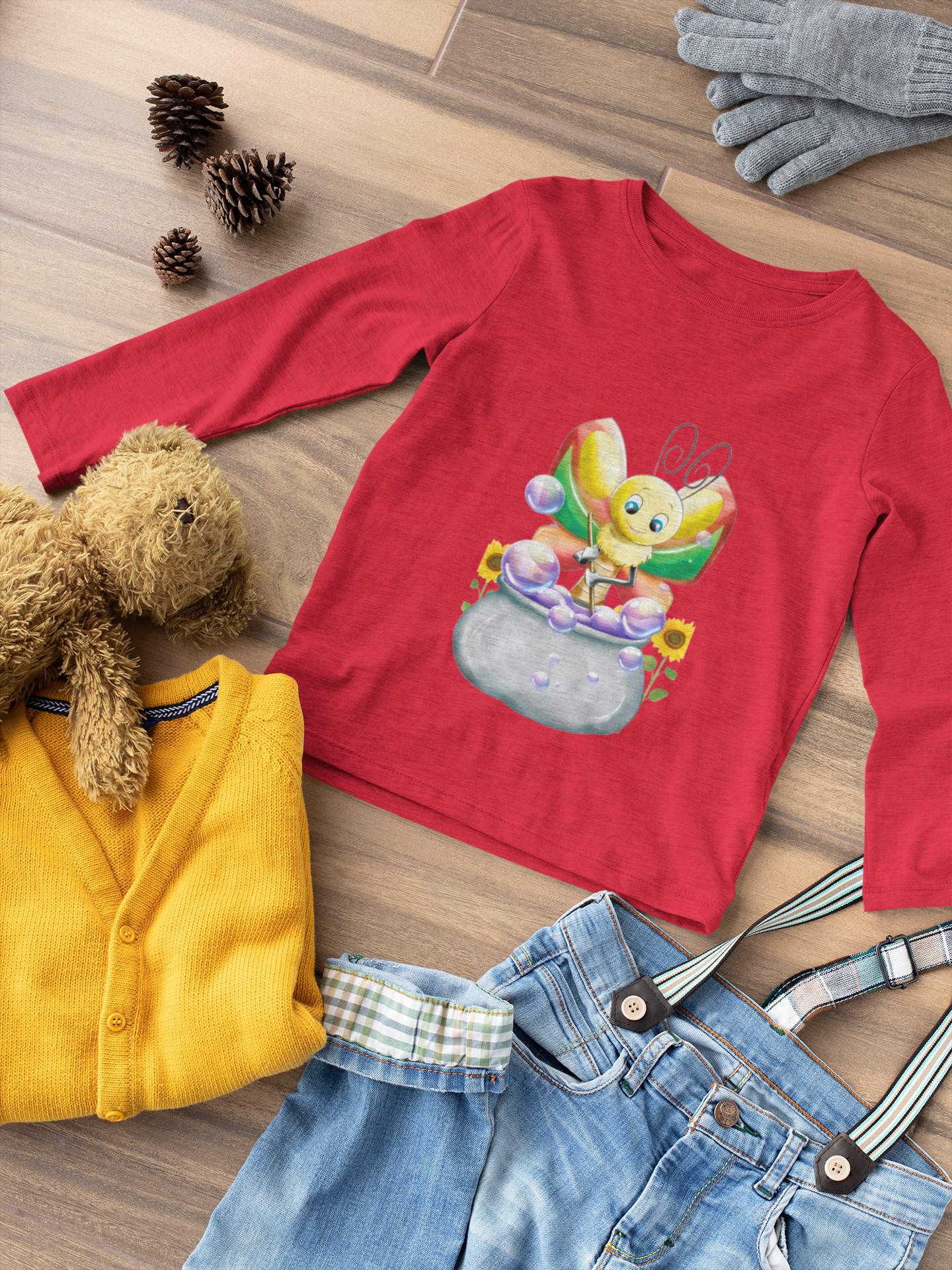 Magical Meadows - Betty & Bubbles - Premium Long Sleeved Shirt Kids