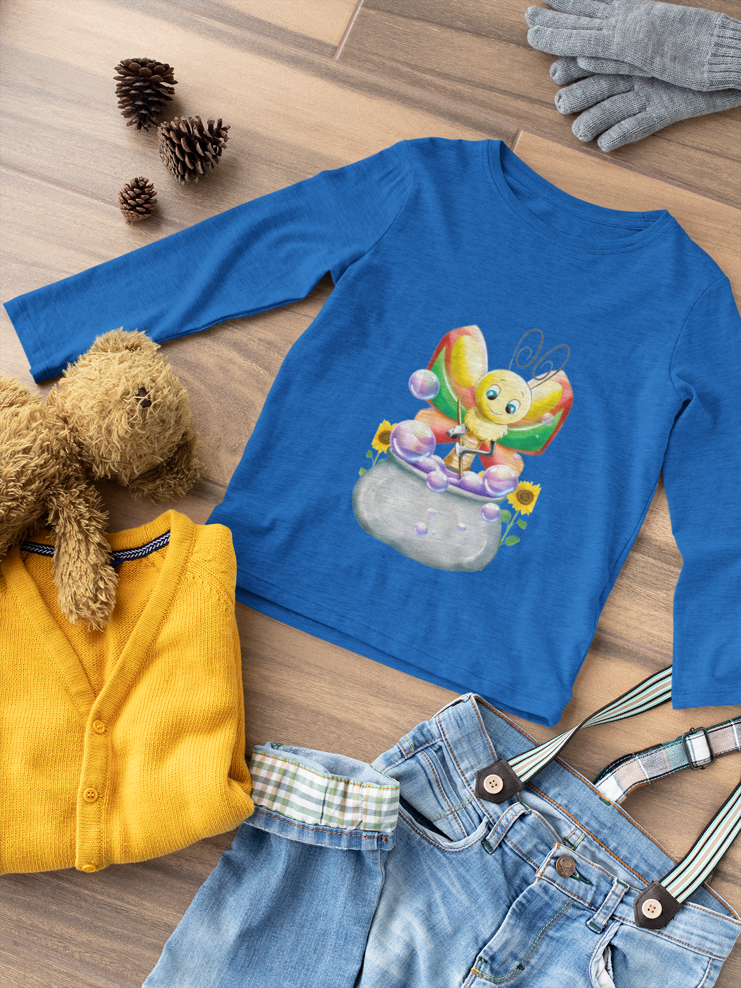 Magical Meadows - Betty & Bubbles - Premium Long Sleeved Shirt Kids