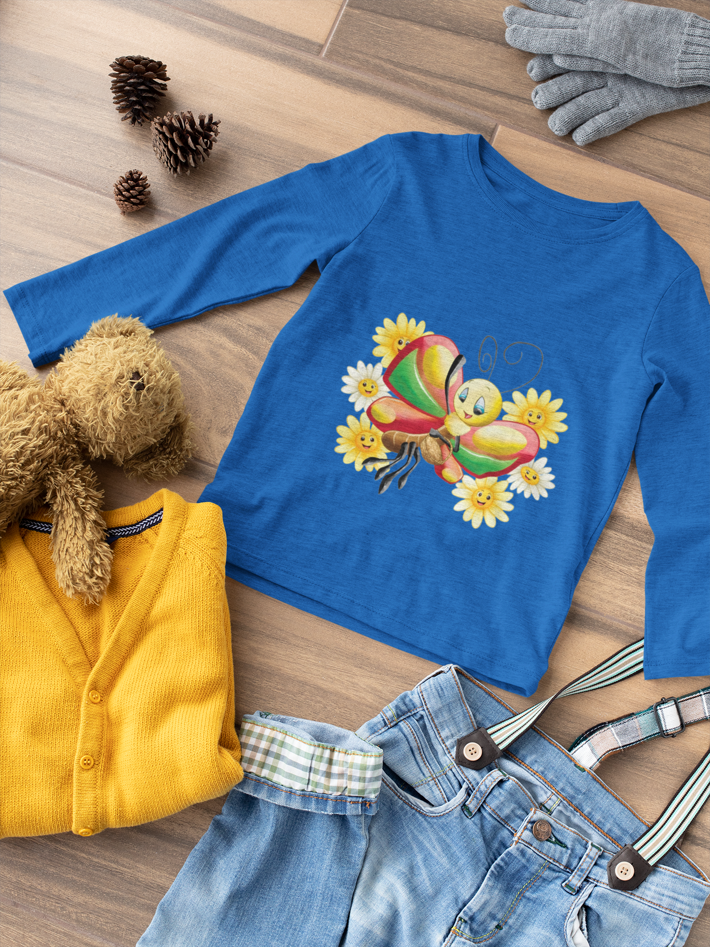 Magical Meadows - Betty & Flowers - Premium Long Sleeved Shirt Kids