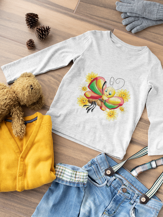 Magical Meadows - Betty & Flowers - Premium Long Sleeved Shirt Kids