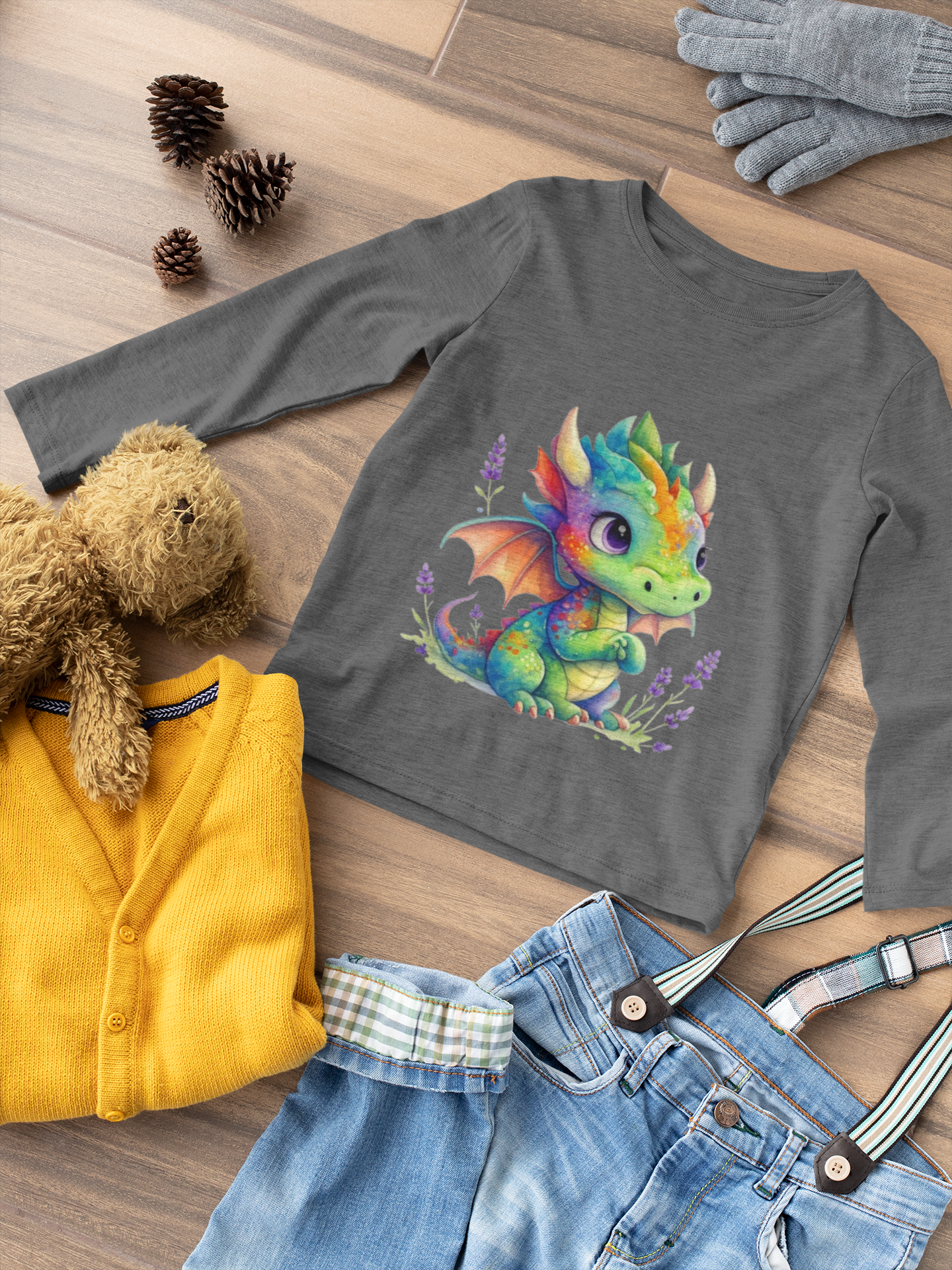 Magical Meadows - Kaida Brightscales D2 - Premium Long Sleeved Shirt Kids