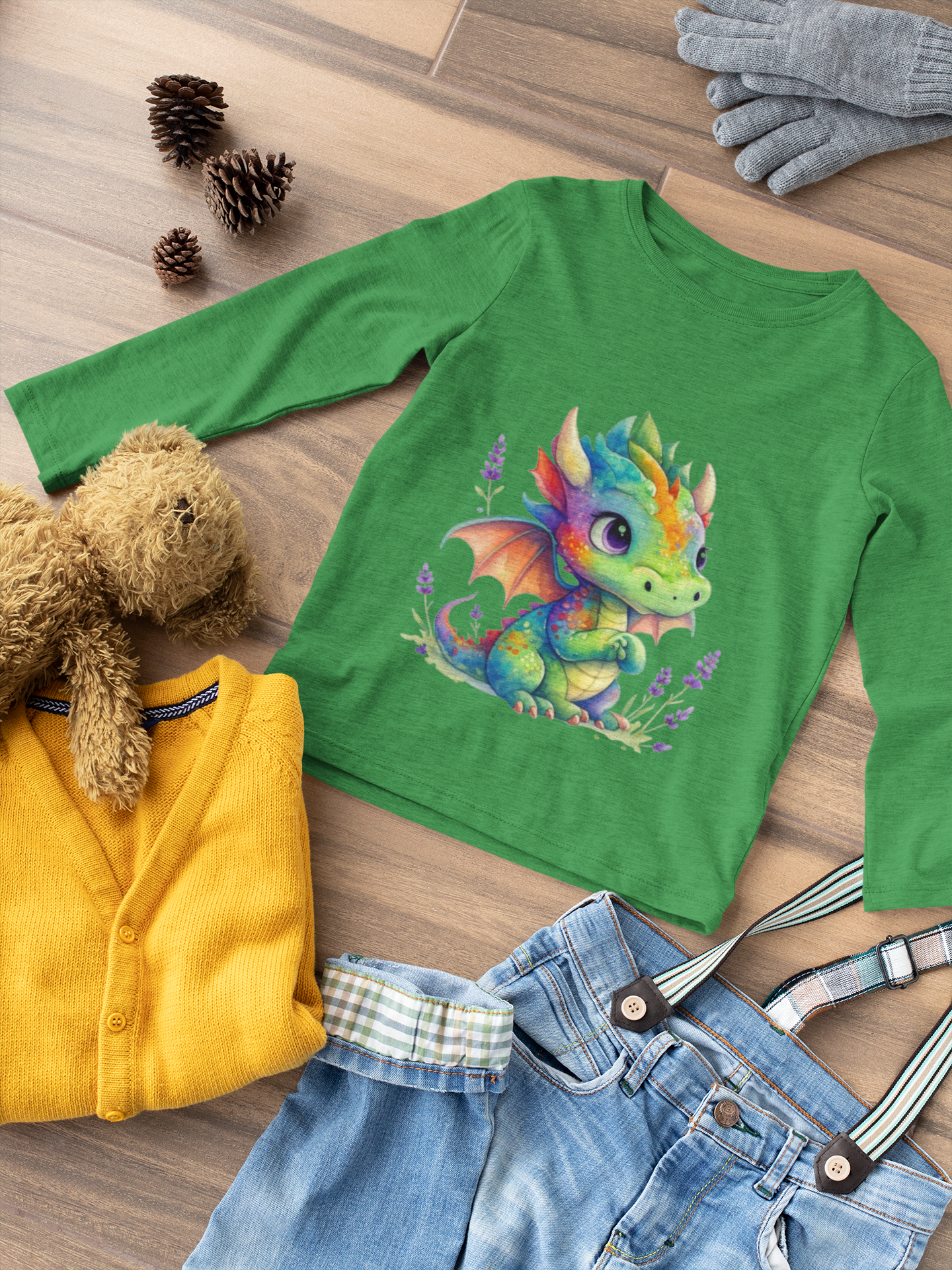 Magical Meadows - Kaida Brightscales D2 - Premium Long Sleeved Shirt Kids