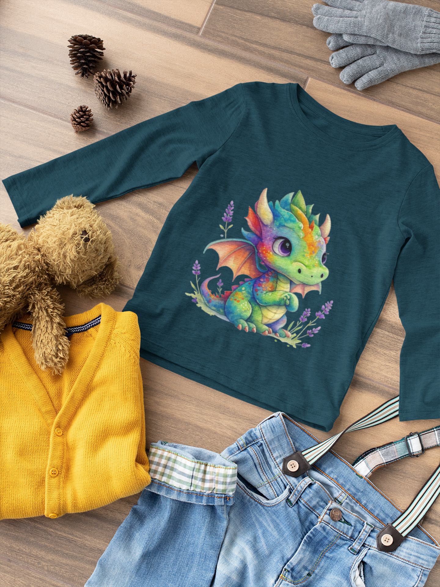 Magical Meadows - Kaida Brightscales D2 - Premium Long Sleeved Shirt Kids