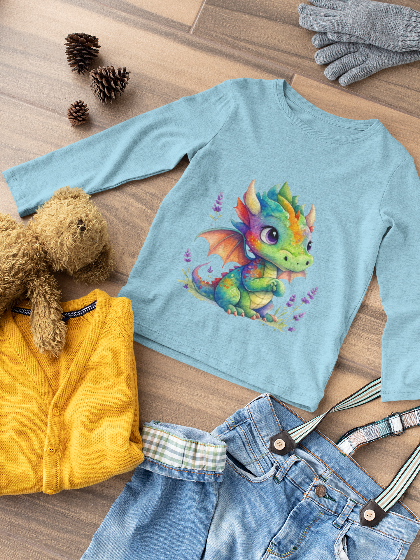 Magical Meadows - Kaida Brightscales D2 - Premium Long Sleeved Shirt Kids