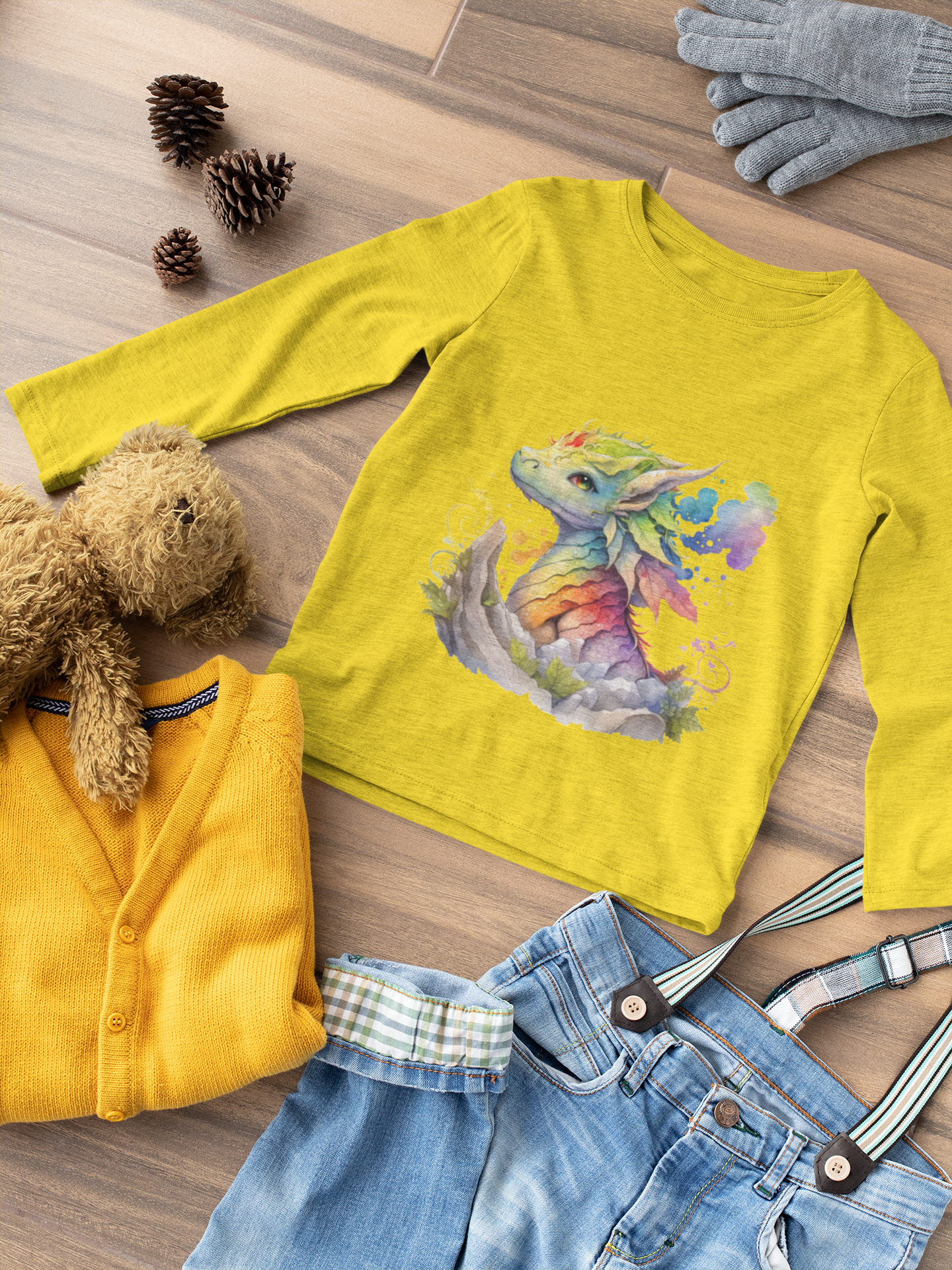 Magical Meadows - Kaida Brightscales D3 - Premium Long Sleeved Shirt Kids