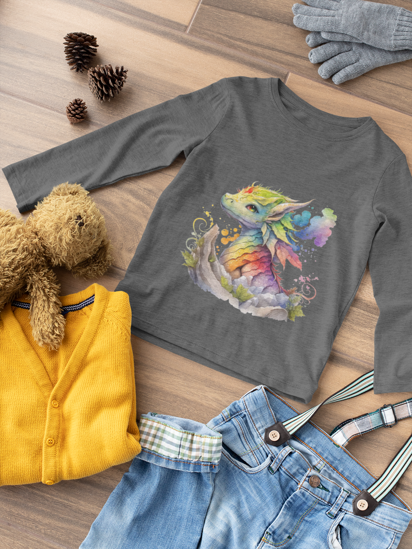 Magical Meadows - Kaida Brightscales D3 - Premium Long Sleeved Shirt Kids