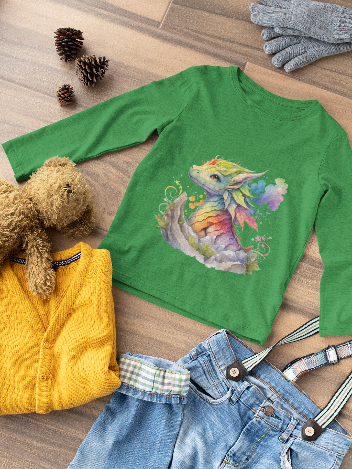 Magical Meadows - Kaida Brightscales D3 - Premium Long Sleeved Shirt Kids