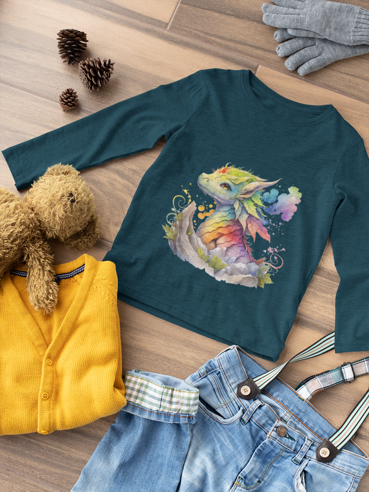 Magical Meadows - Kaida Brightscales D3 - Premium Long Sleeved Shirt Kids
