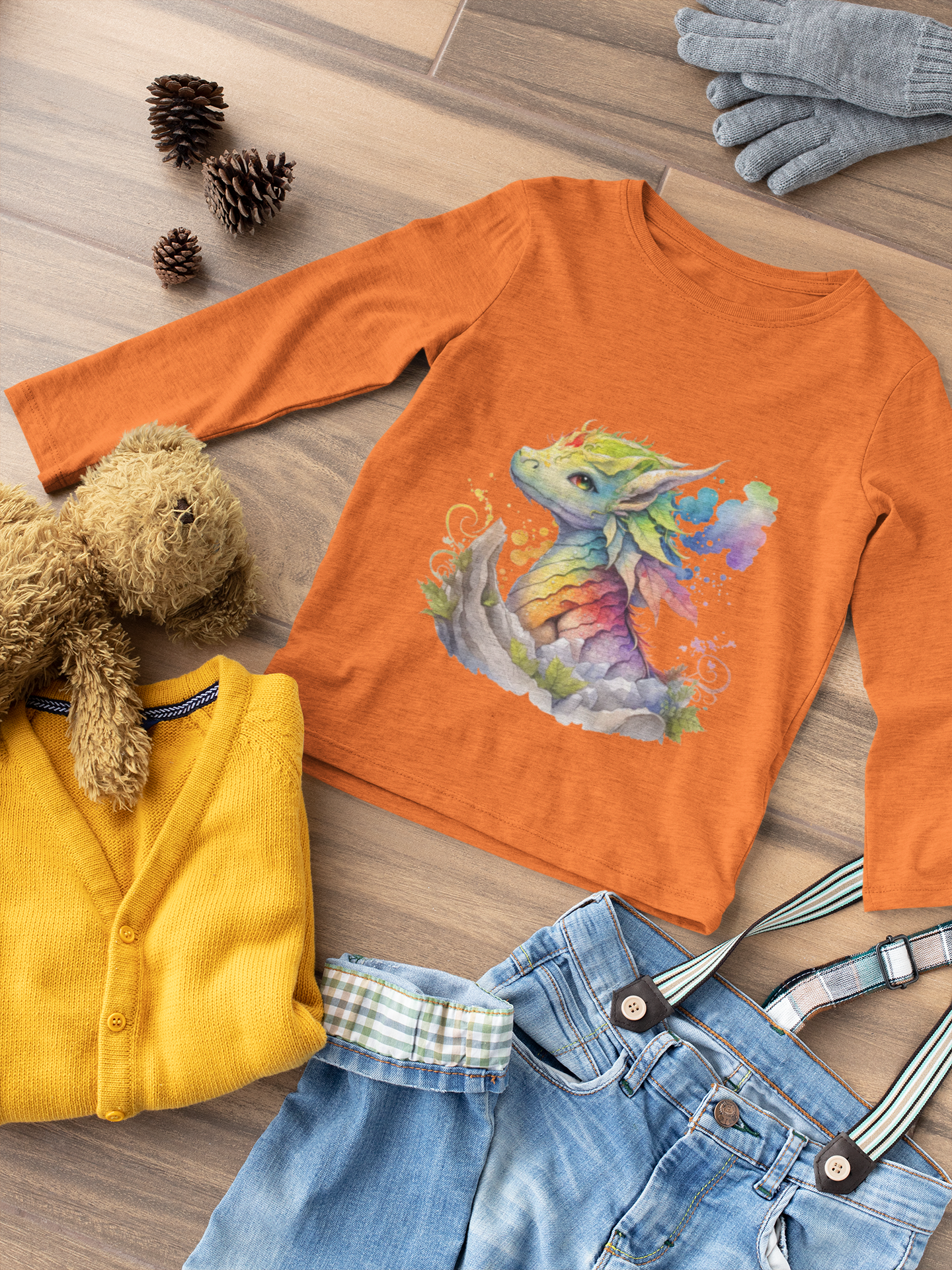 Magical Meadows - Kaida Brightscales D3 - Premium Long Sleeved Shirt Kids