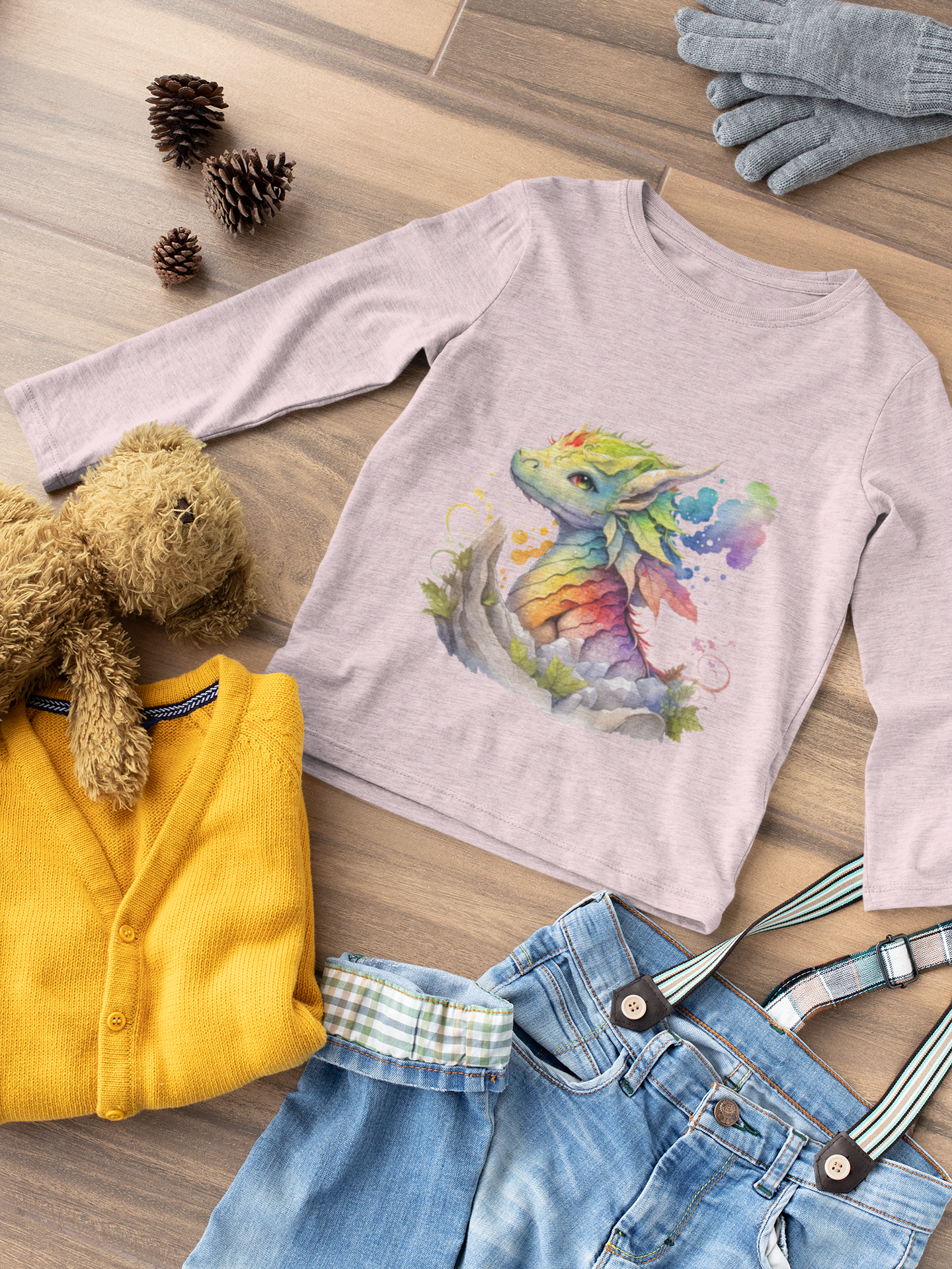 Magical Meadows - Kaida Brightscales D3 - Premium Long Sleeved Shirt Kids