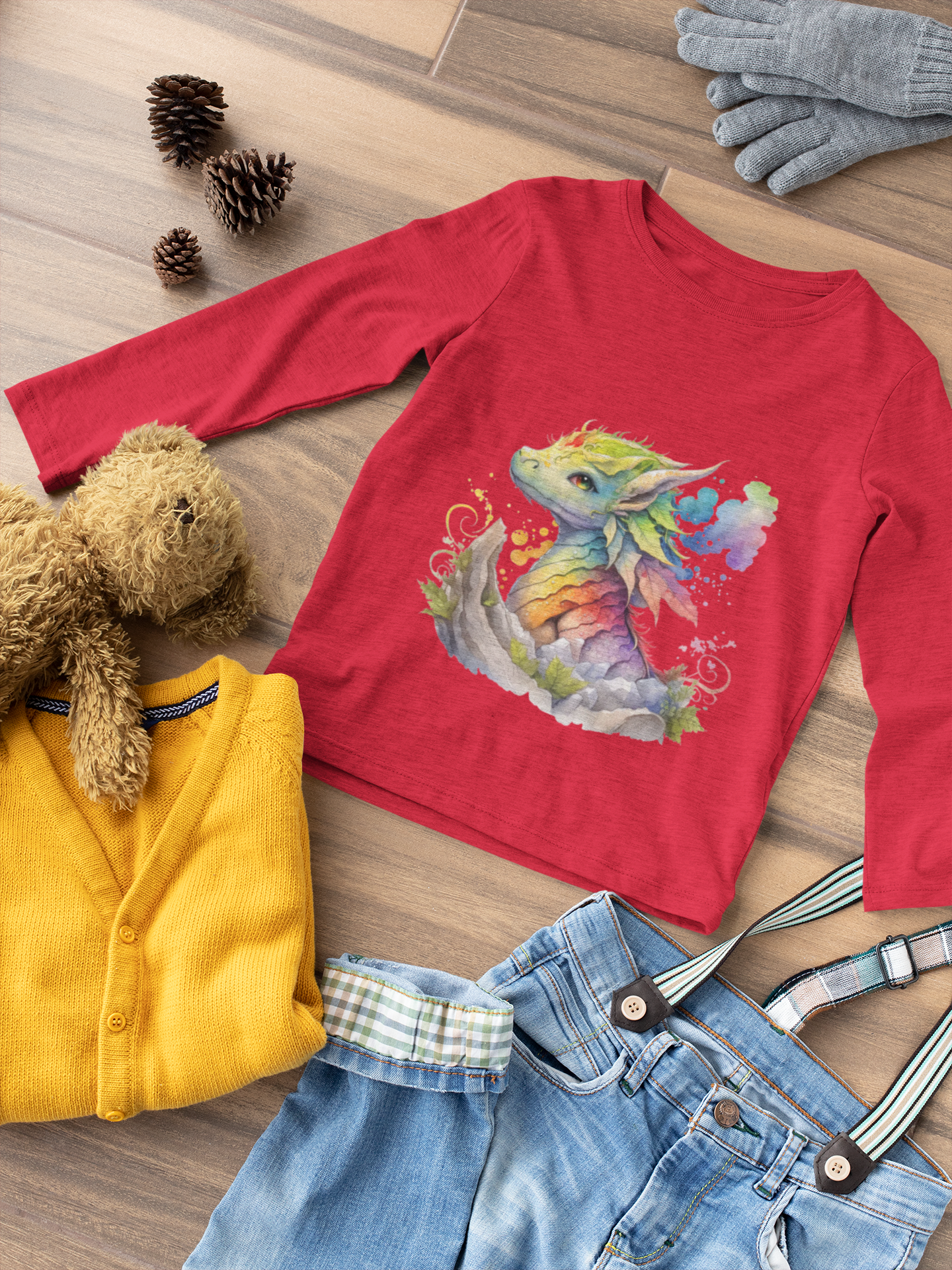 Magical Meadows - Kaida Brightscales D3 - Premium Long Sleeved Shirt Kids