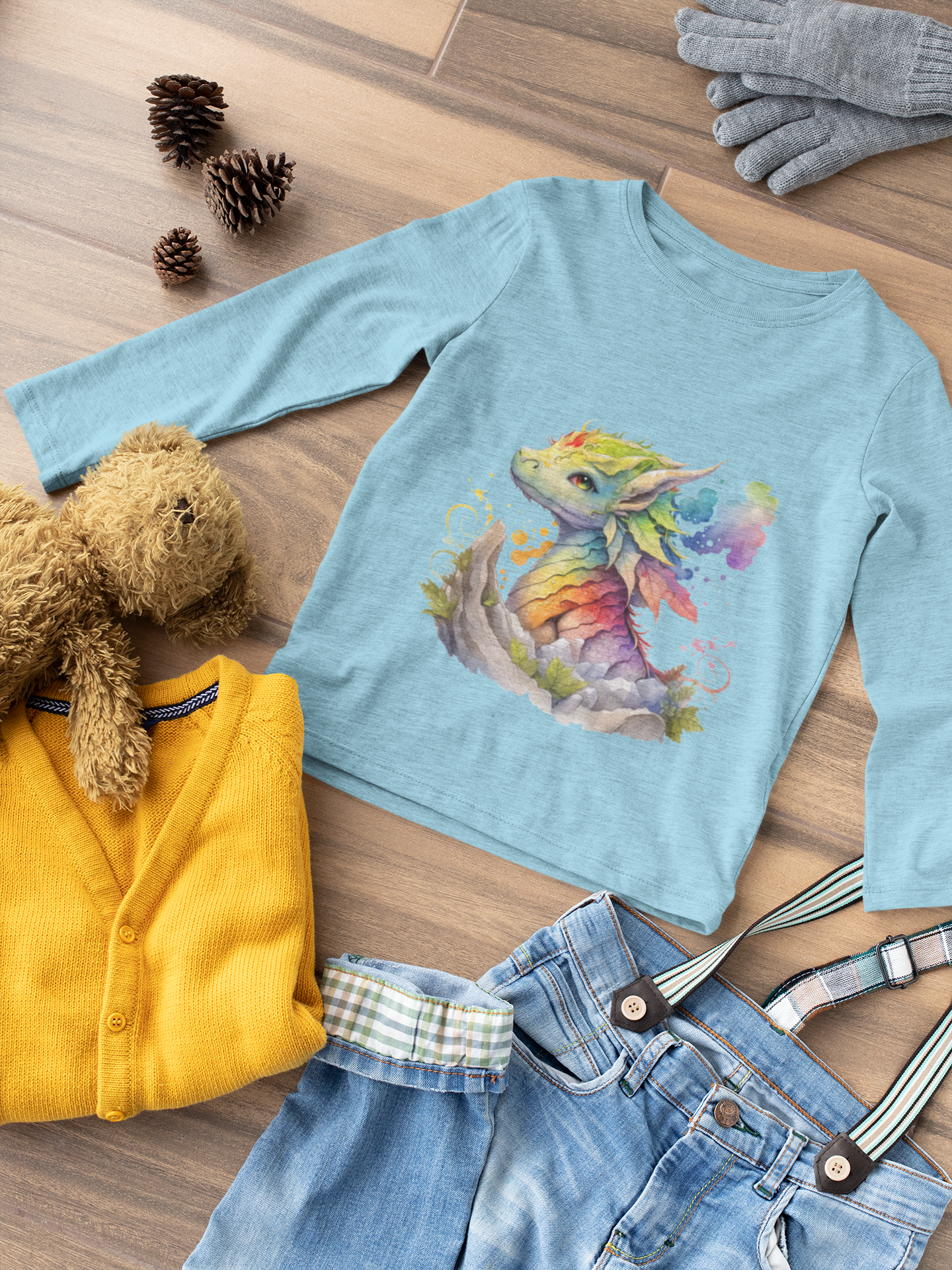 Magical Meadows - Kaida Brightscales D3 - Premium Long Sleeved Shirt Kids