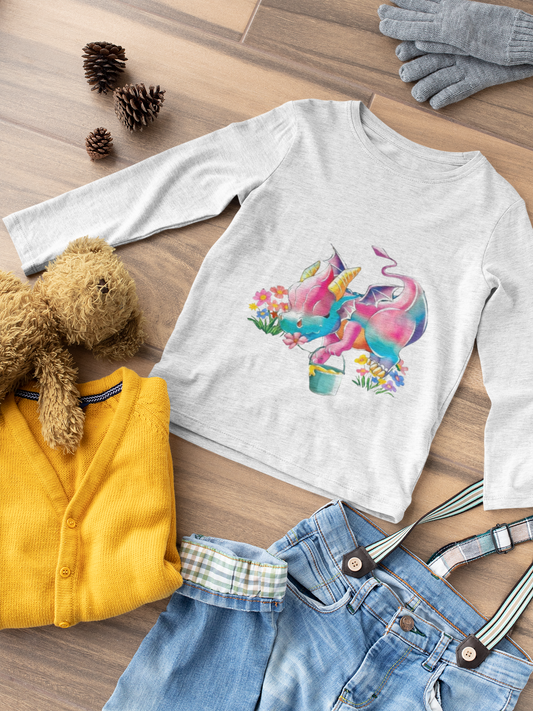 Magical Meadows - Kaida Collecting Pollen - Premium Long Sleeved Shirt Kids