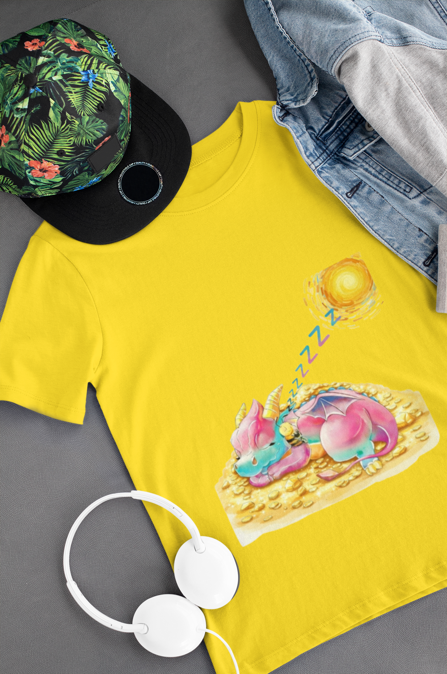 Magical Meadows - Kaida & Bella Sleeping - Premium T-Shirt Kids