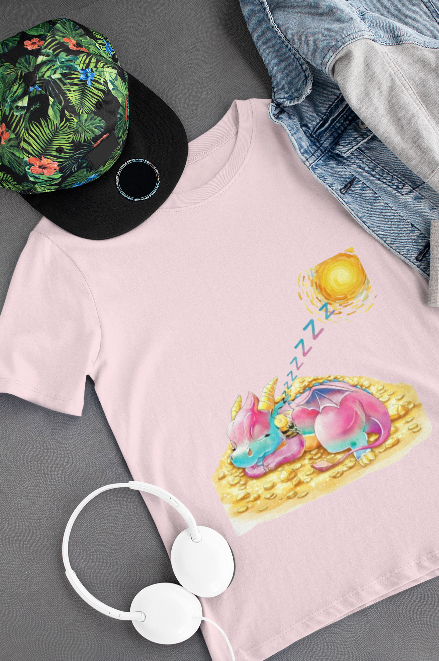 Magical Meadows - Kaida & Bella Sleeping - Premium T-Shirt Kids