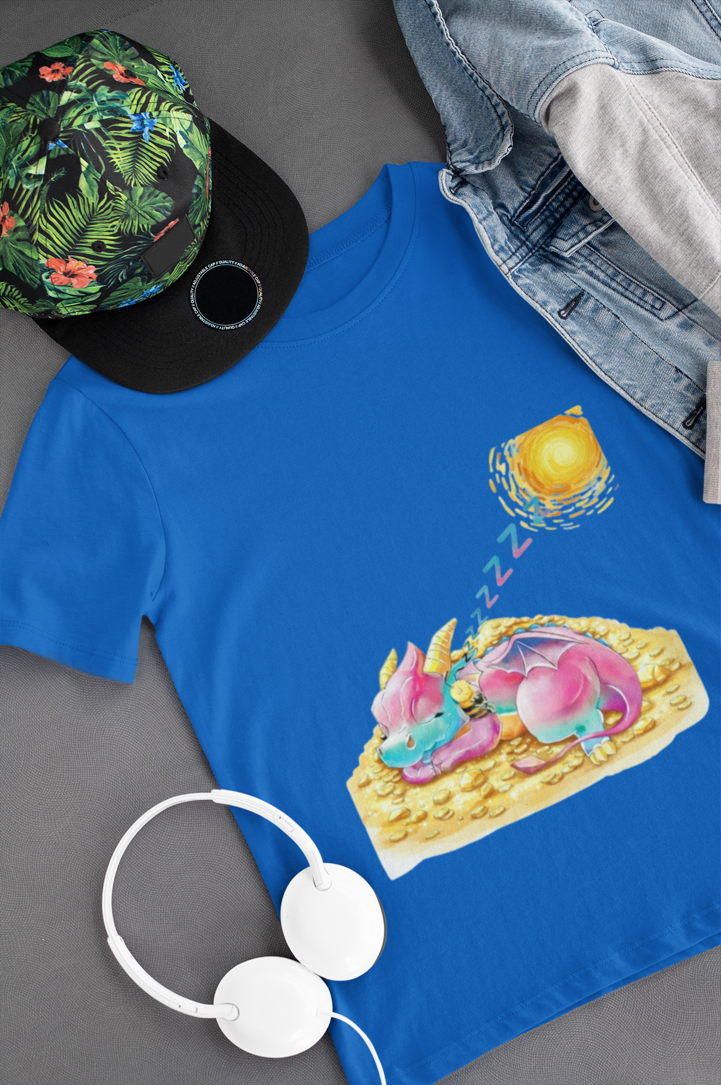 Magical Meadows - Kaida & Bella Sleeping - Premium T-Shirt Kids