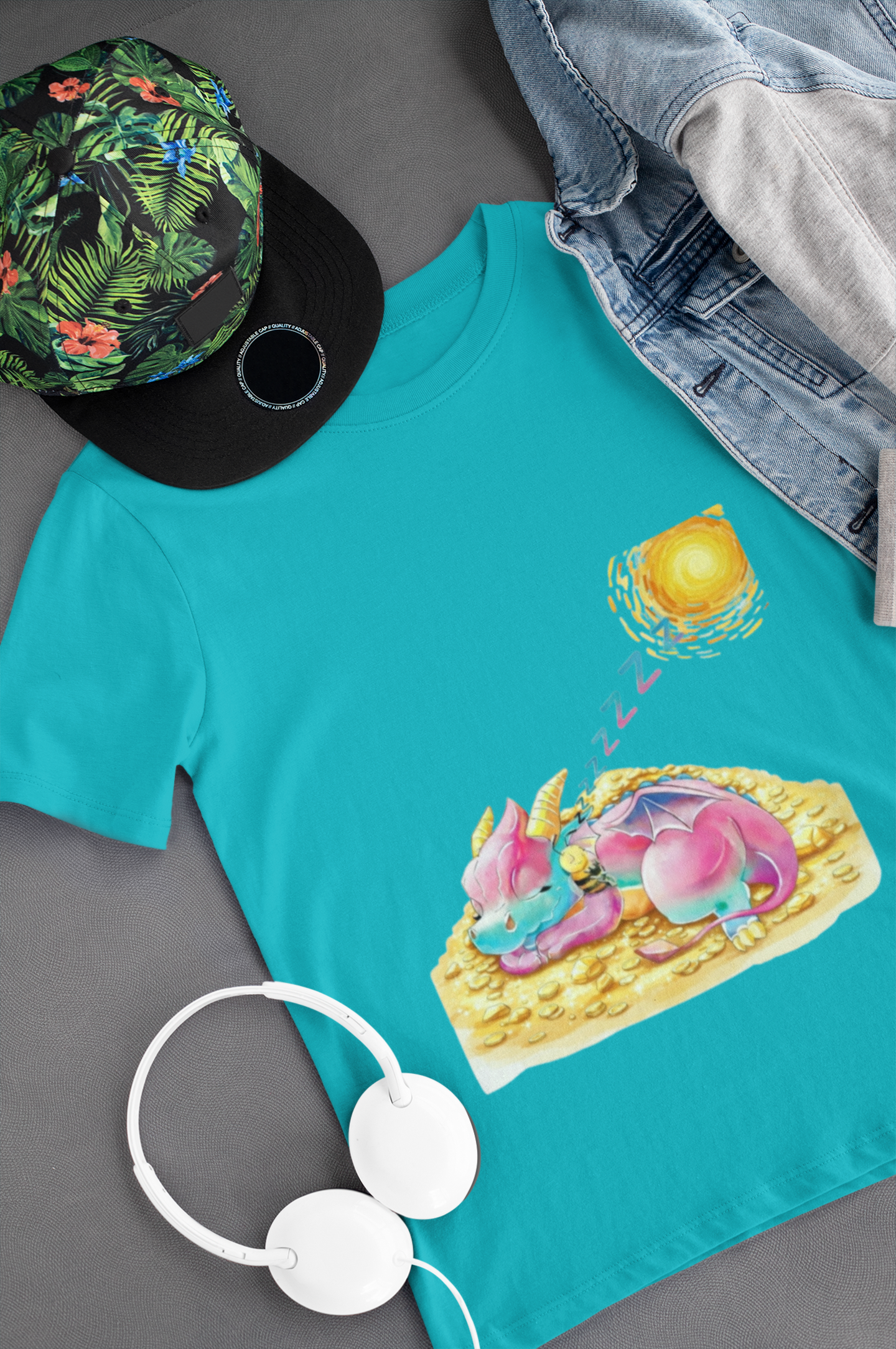 Magical Meadows - Kaida & Bella Sleeping - Premium T-Shirt Kids