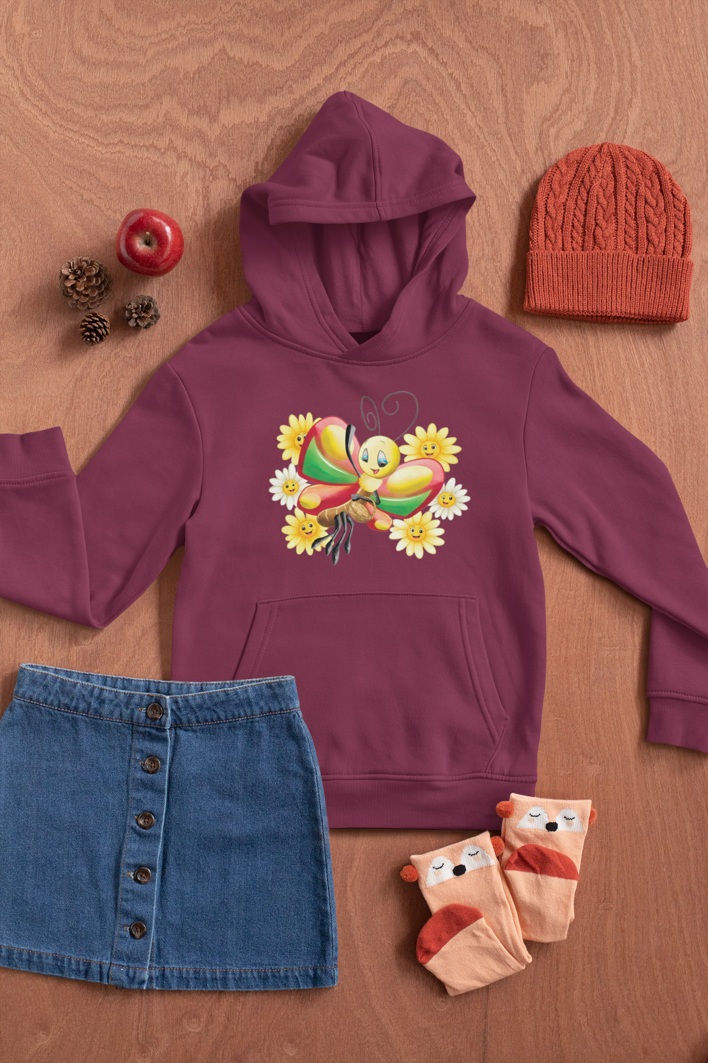 Magical Meadows - Betty & Flowers - Premium Hoodie Kids