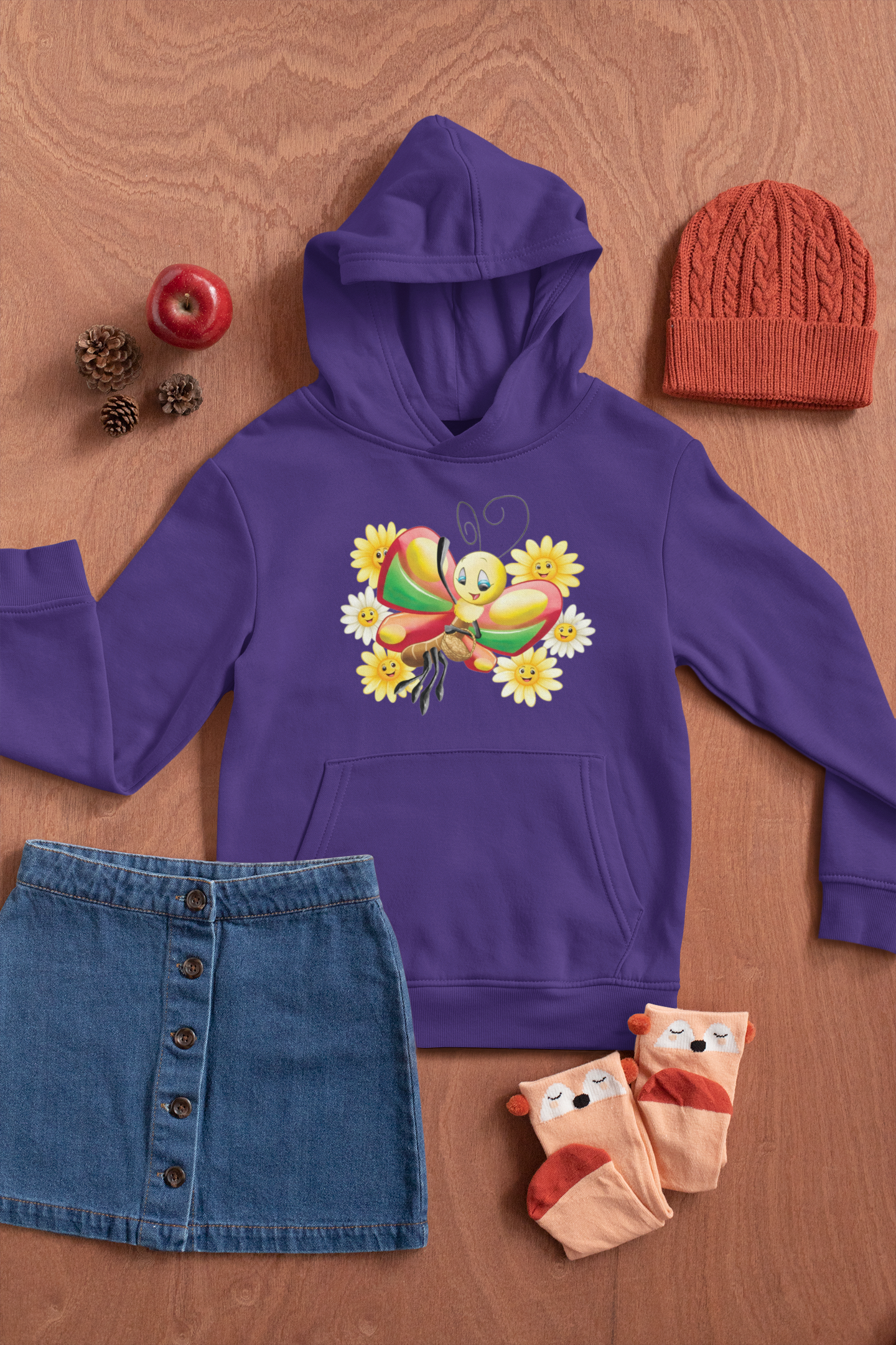 Magical Meadows - Betty & Flowers - Premium Hoodie Kids