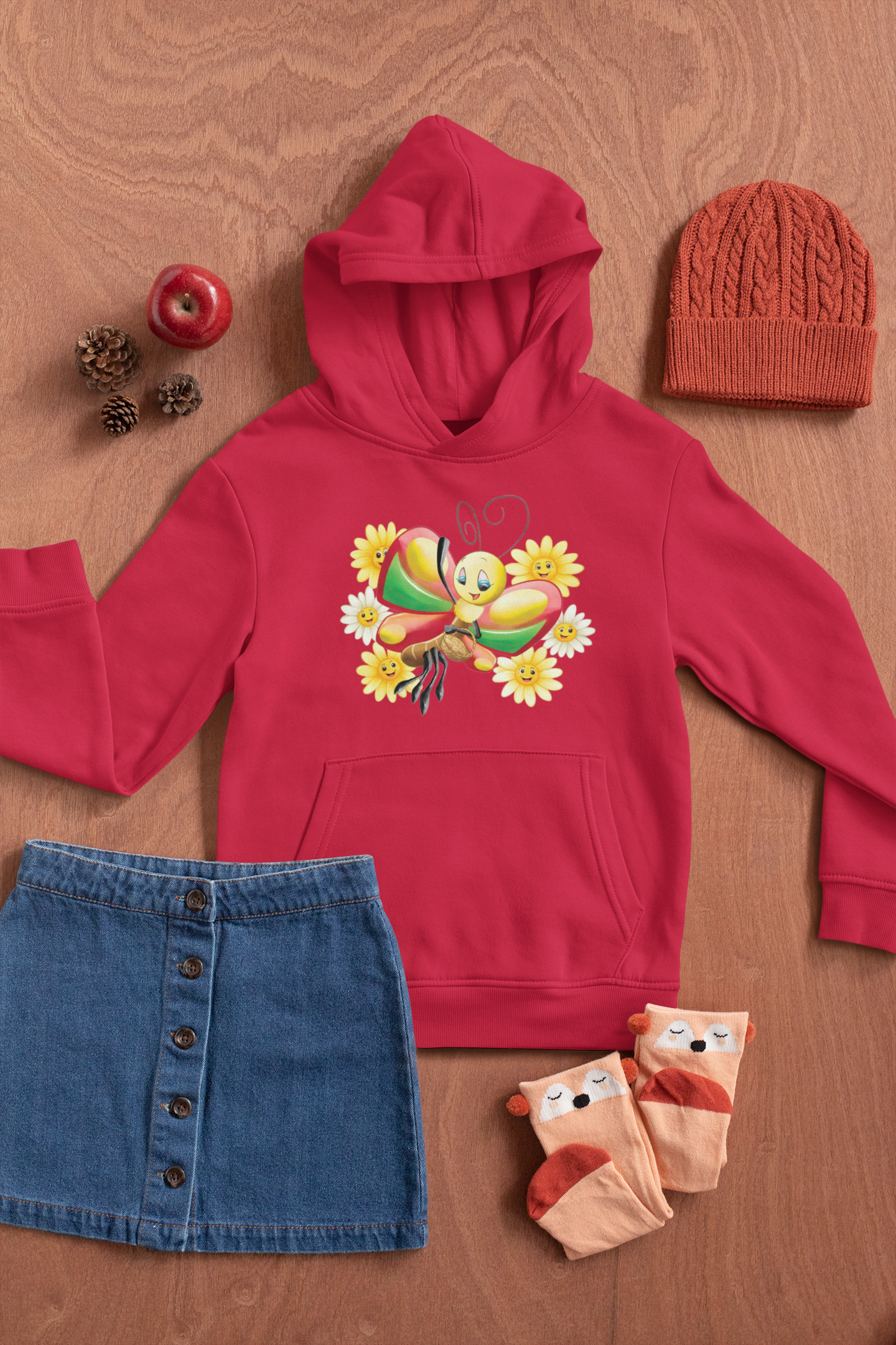 Magical Meadows - Betty & Flowers - Premium Hoodie Kids
