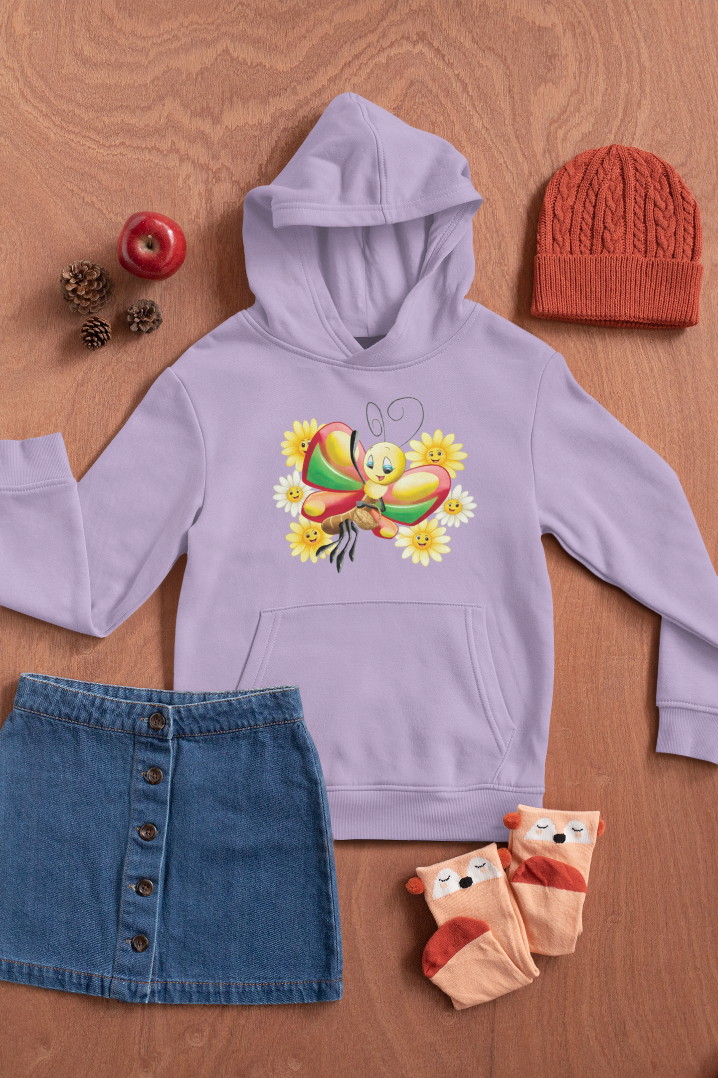 Magical Meadows - Betty & Flowers - Premium Hoodie Kids