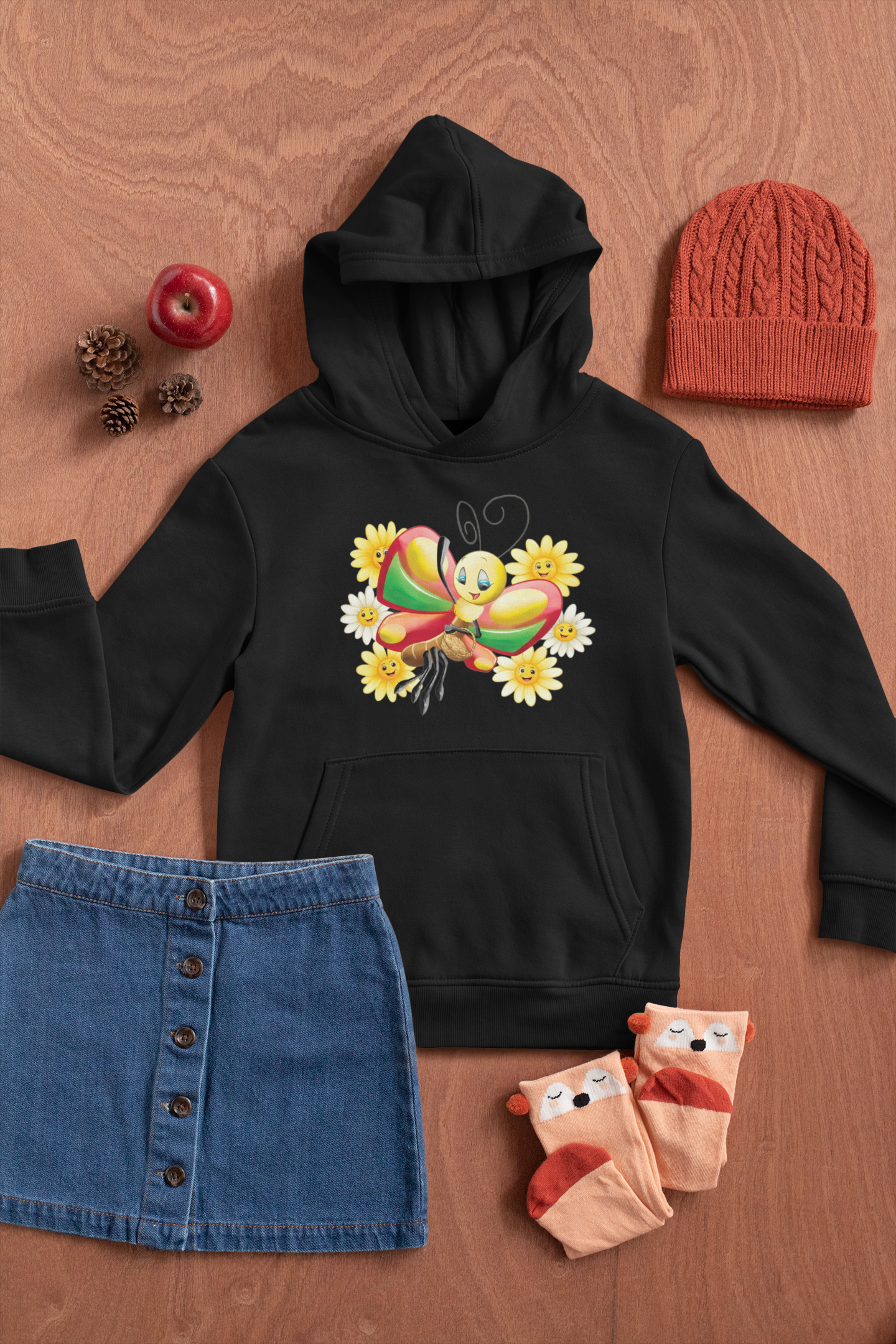 Magical Meadows - Betty & Flowers - Premium Hoodie Kids