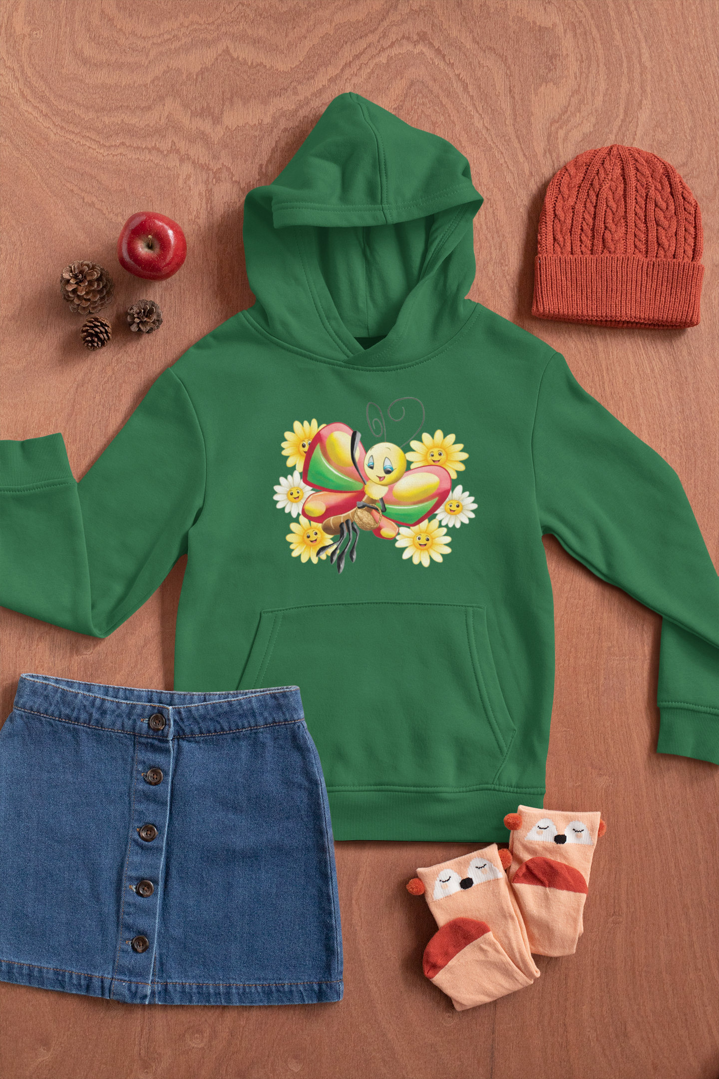 Magical Meadows - Betty & Flowers - Premium Hoodie Kids