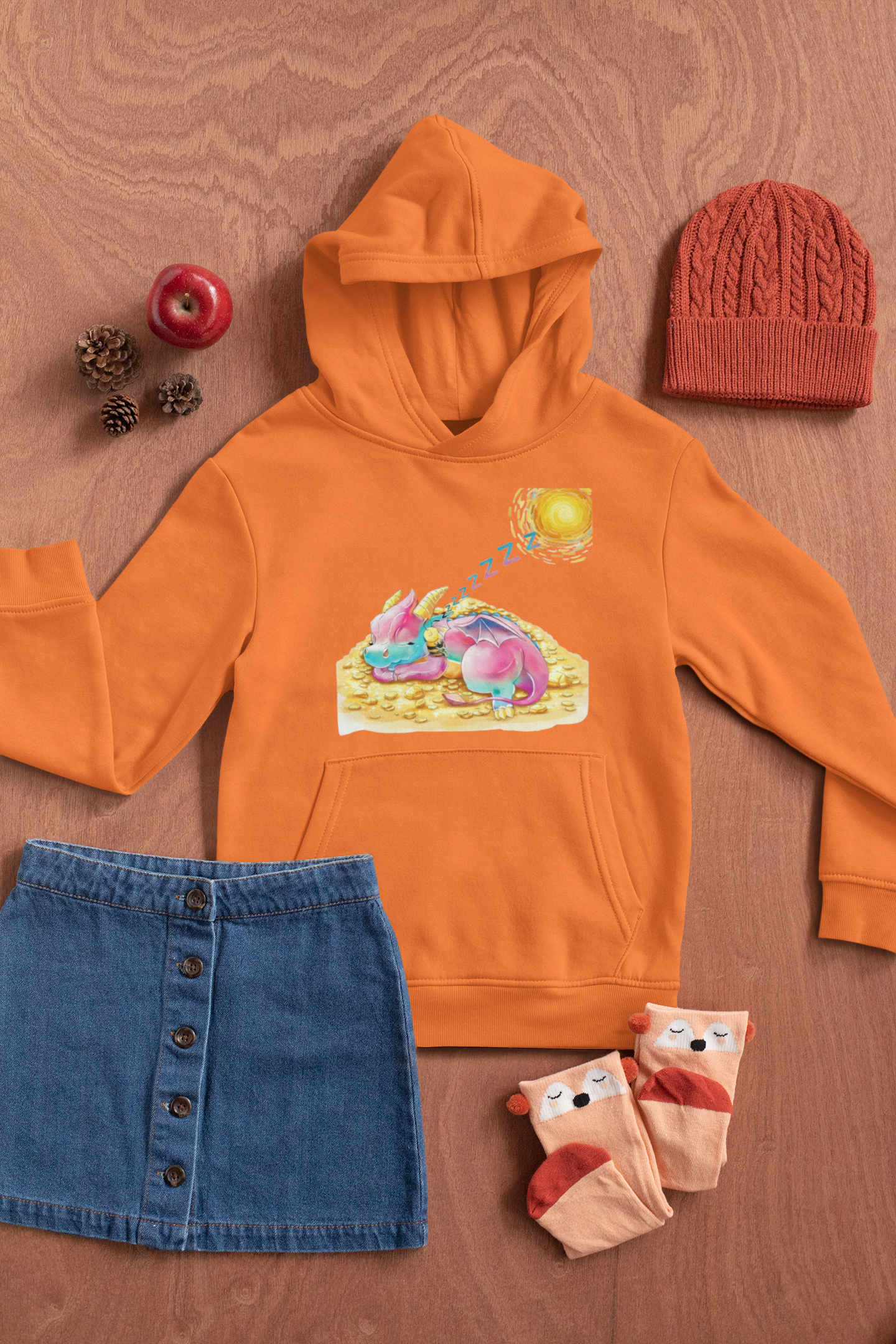 Magical Meadows - Kaida & Bella Sleeping - Premium Hoodie Kids