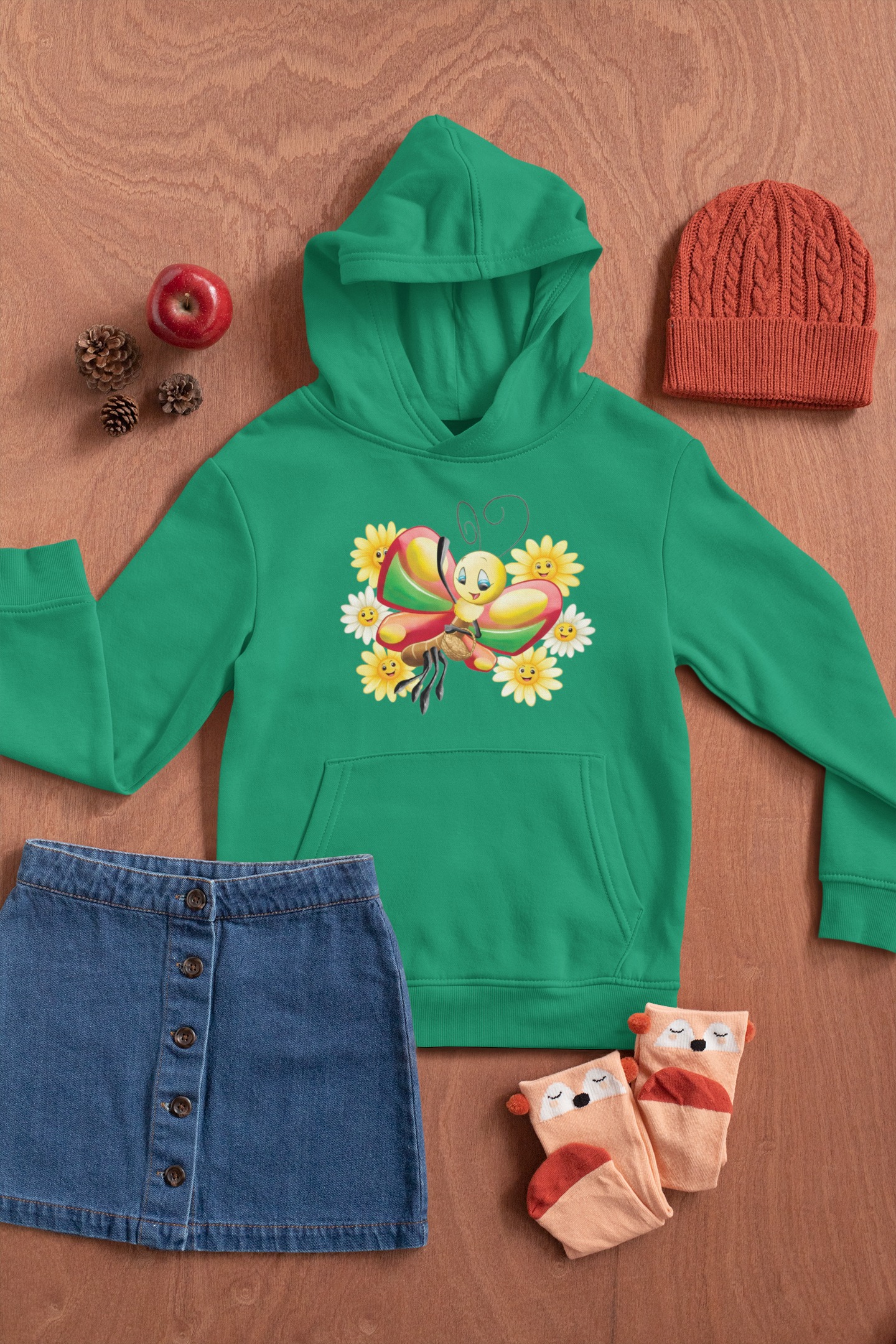 Magical Meadows - Betty & Flowers - Premium Hoodie Kids