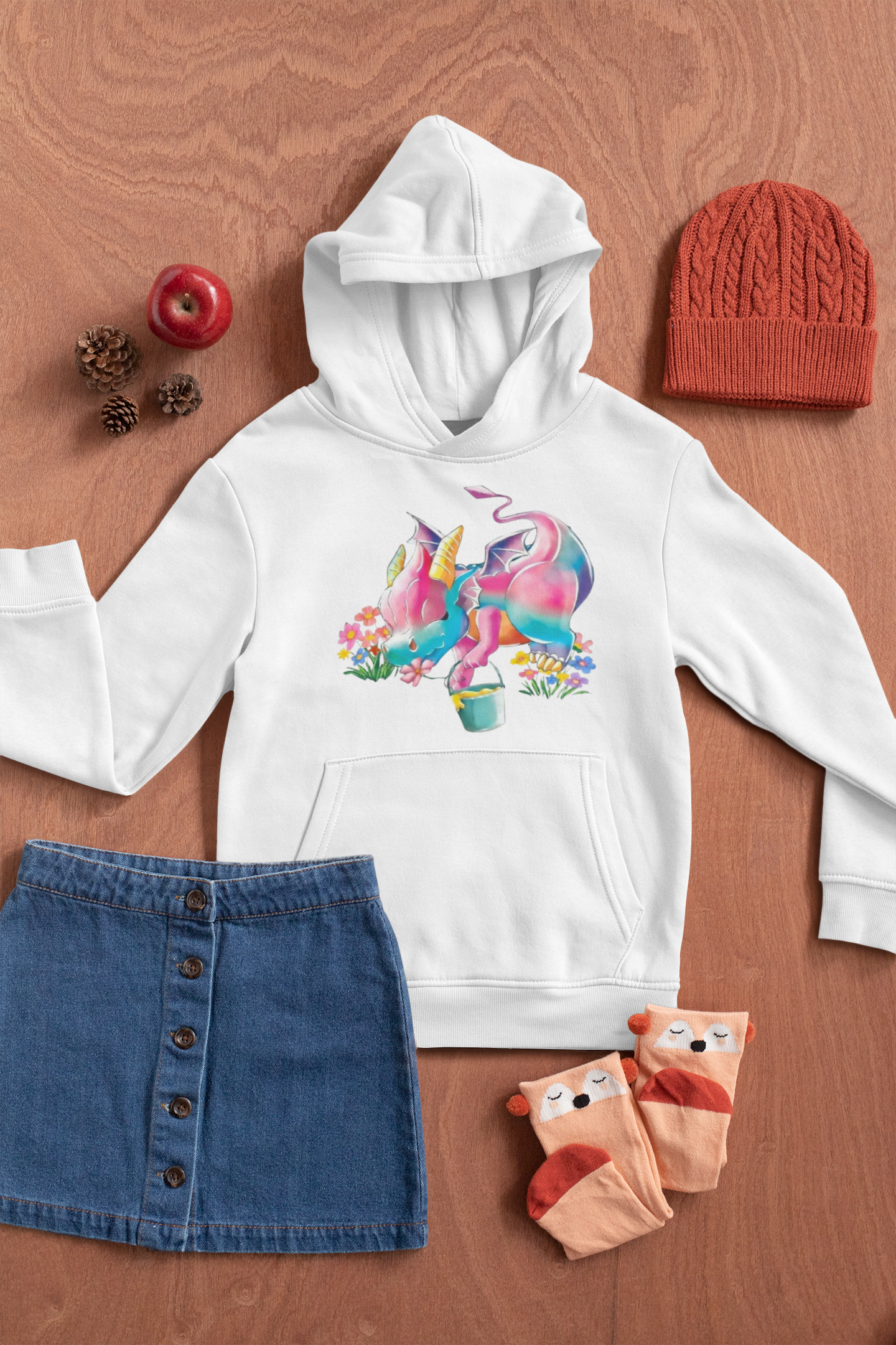 Magical Meadows - Kaida Collecting Pollen - Premium Hoodie Kids